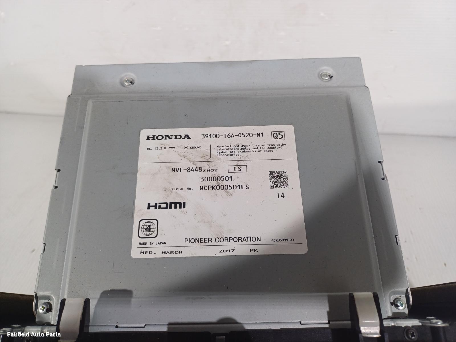 2014-2020 Honda Odyssey Radio Cd Dvd Sat Tv