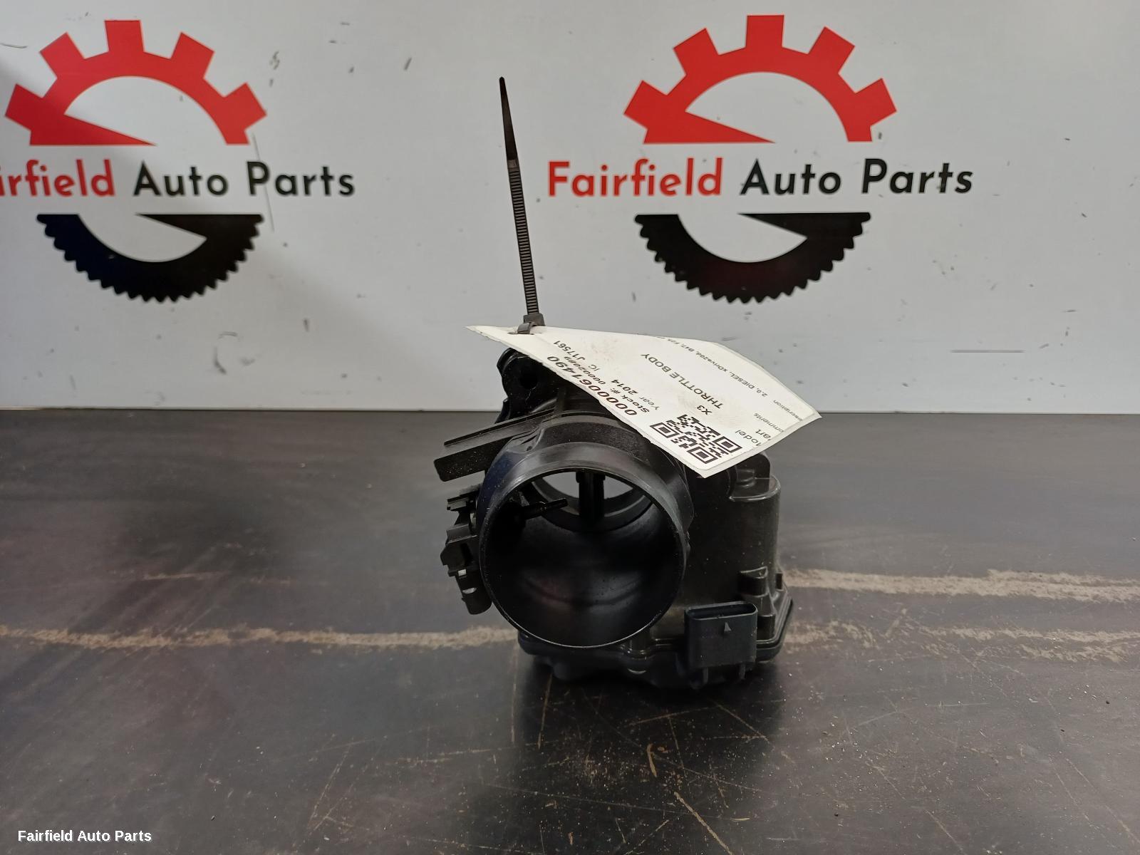 2014-2017 Bmw X3 Throttle Body