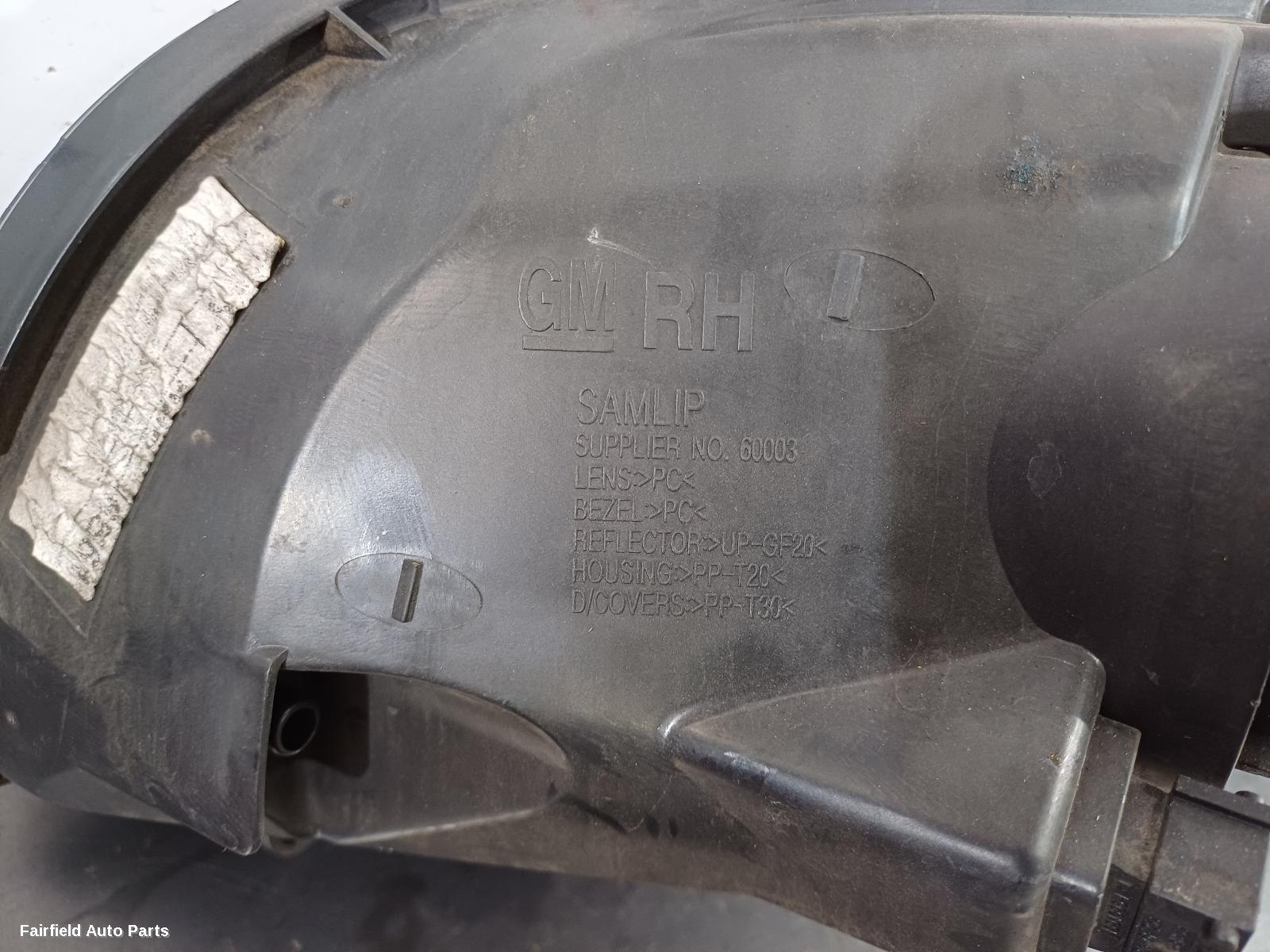 2008 Holden Commodore Right Headlamp