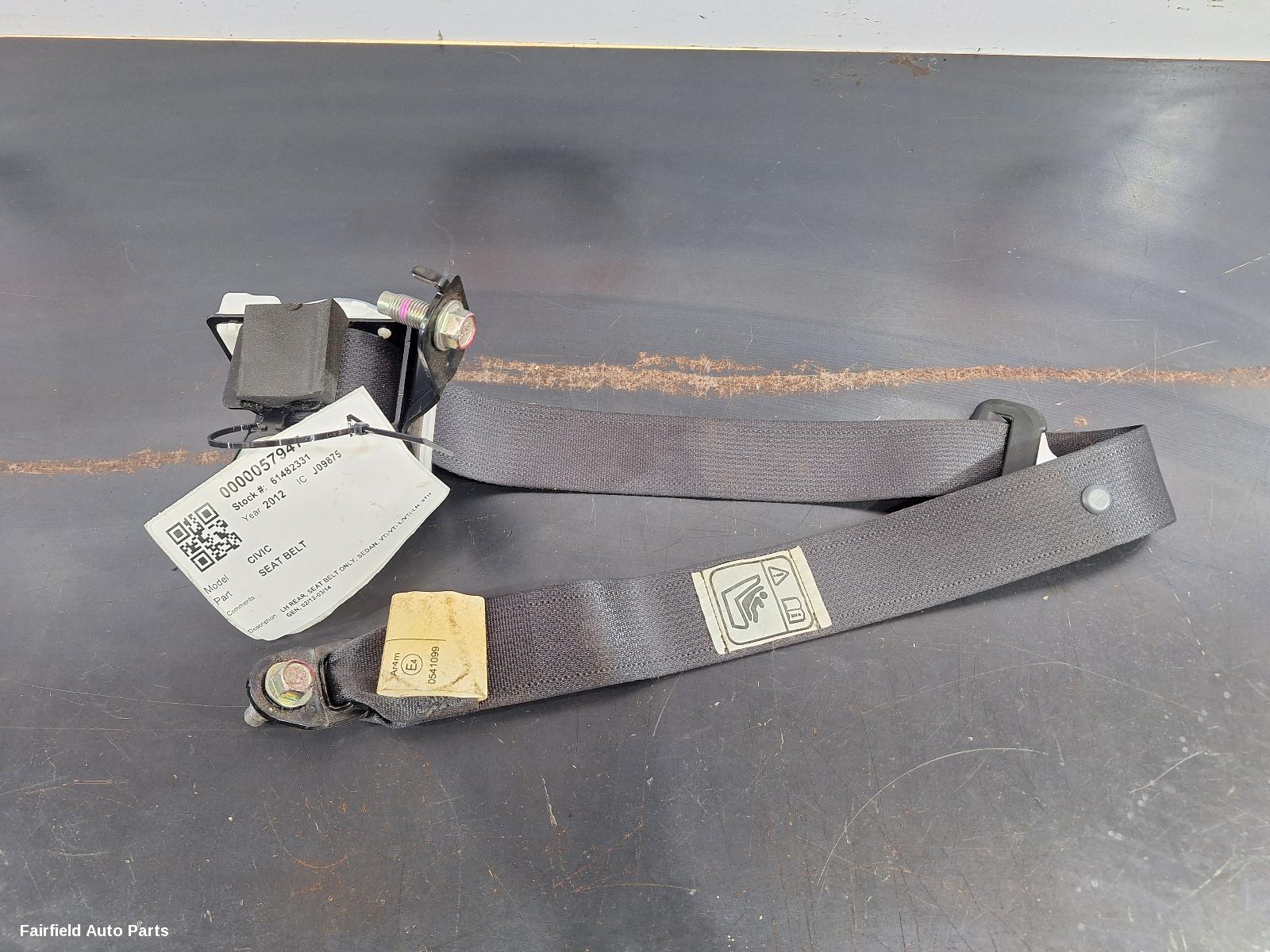 2012-2014 Honda Civic Seatbelt Stalk