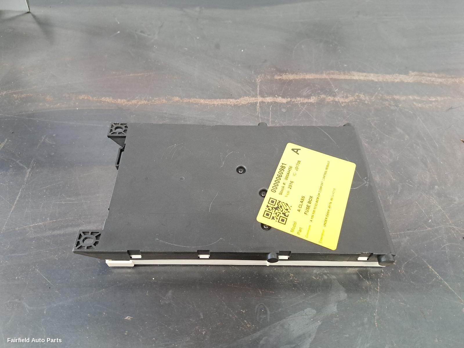 2012-2018 Mercedes A Class Fuse Box