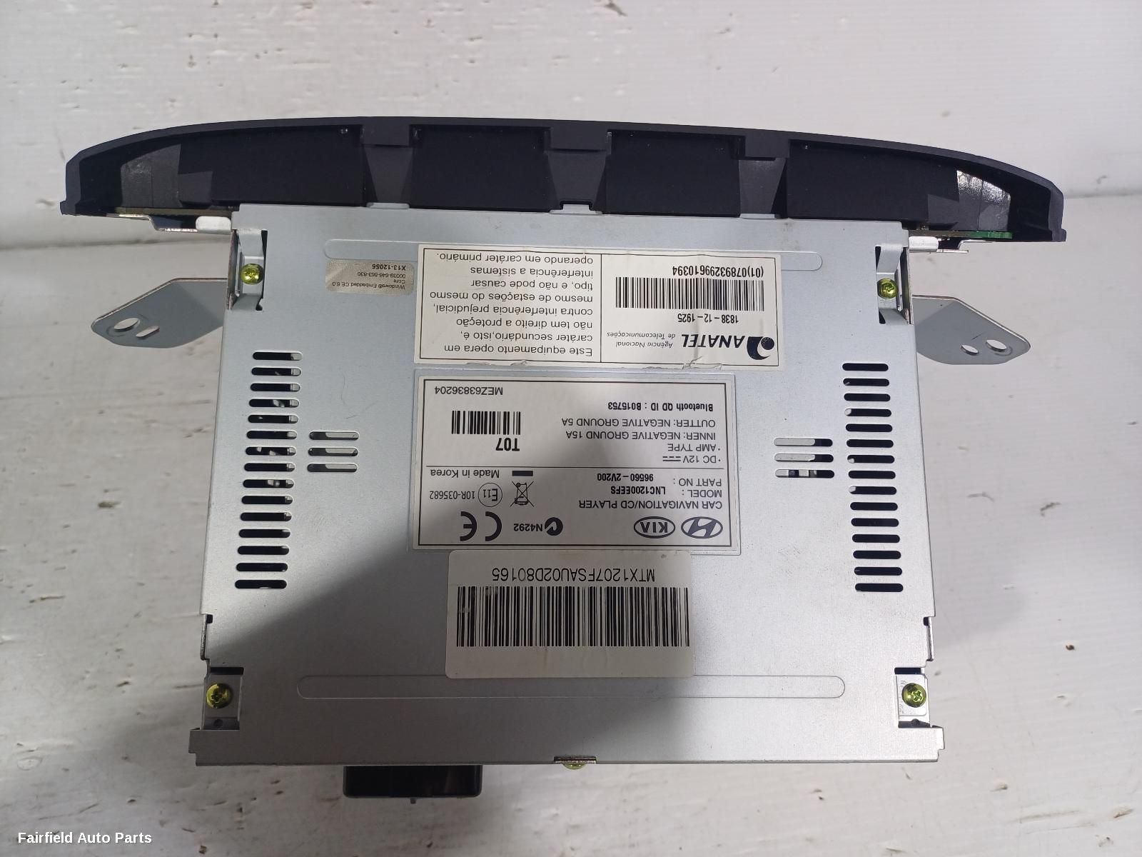 2011-2018 Hyundai Veloster Radio Cd Dvd Sat Tv