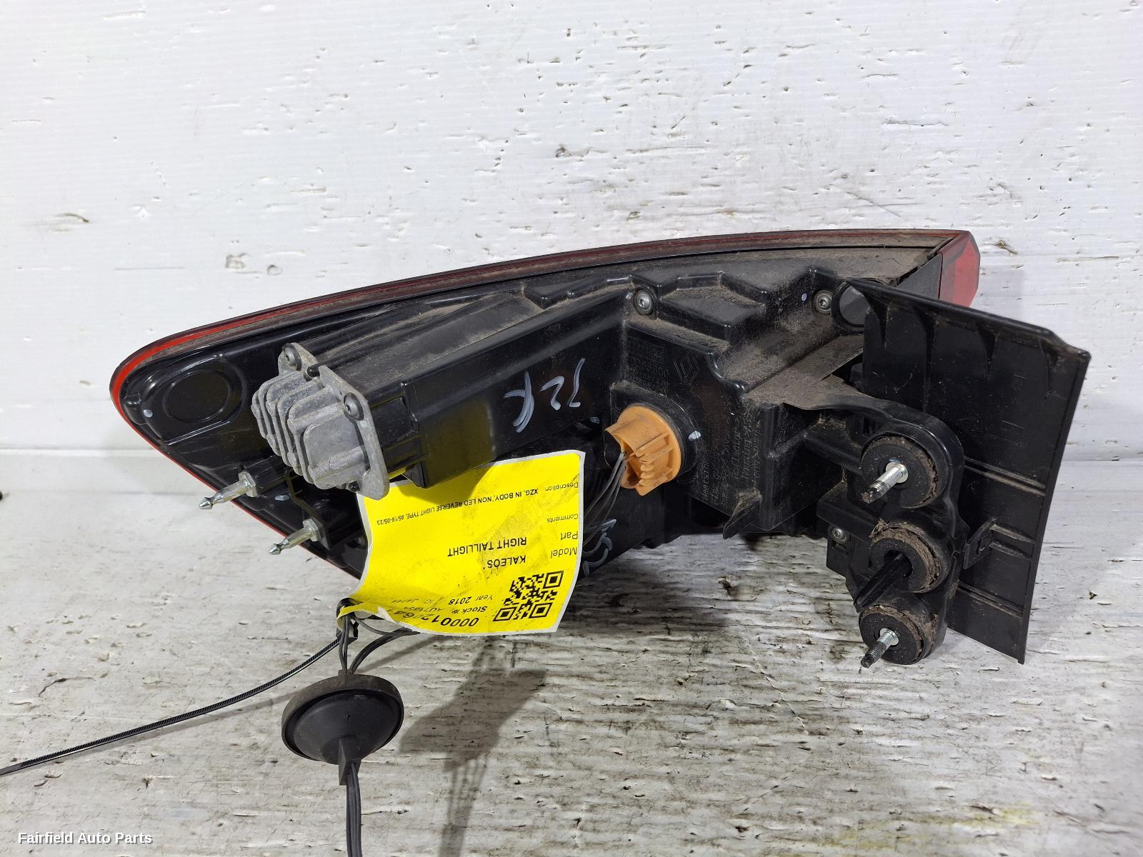 2016-2023 Renault Kaleos Right Taillight