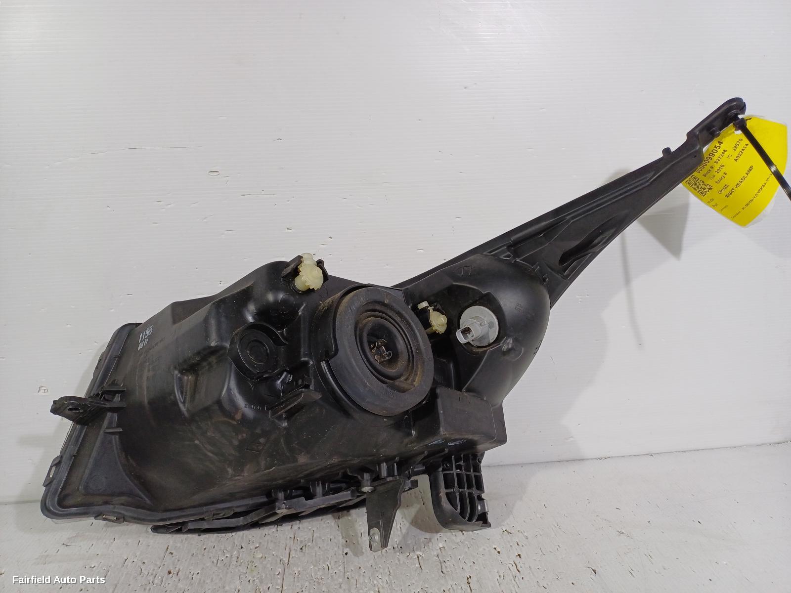2015-2017 Holden Cruze Right Headlamp