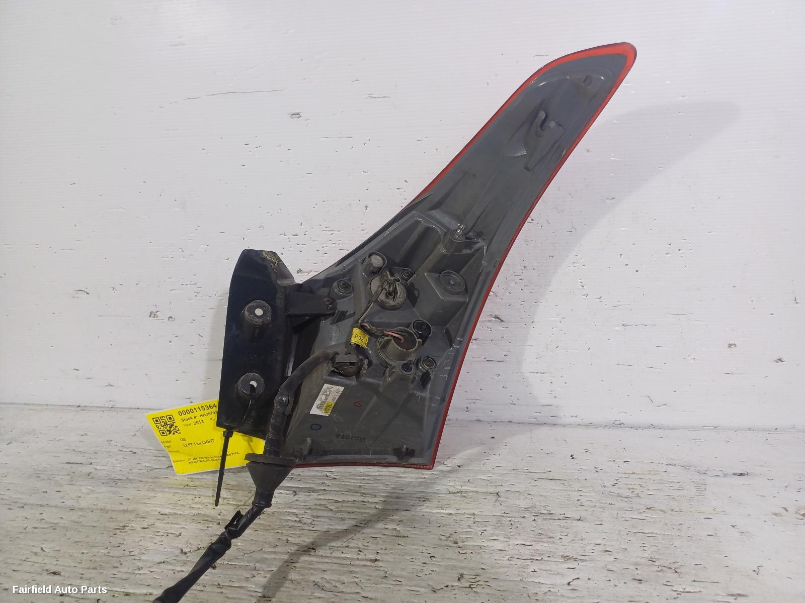 2012-2017 Hyundai I30 Left Taillight