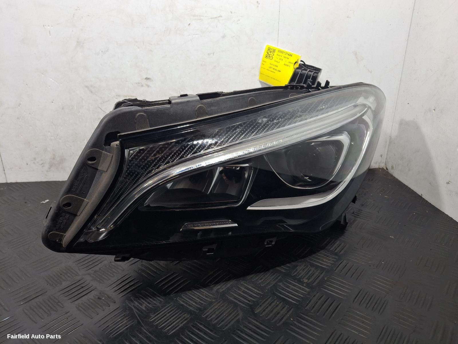 2016-2019 Mercedes Cla Class Left Headlamp