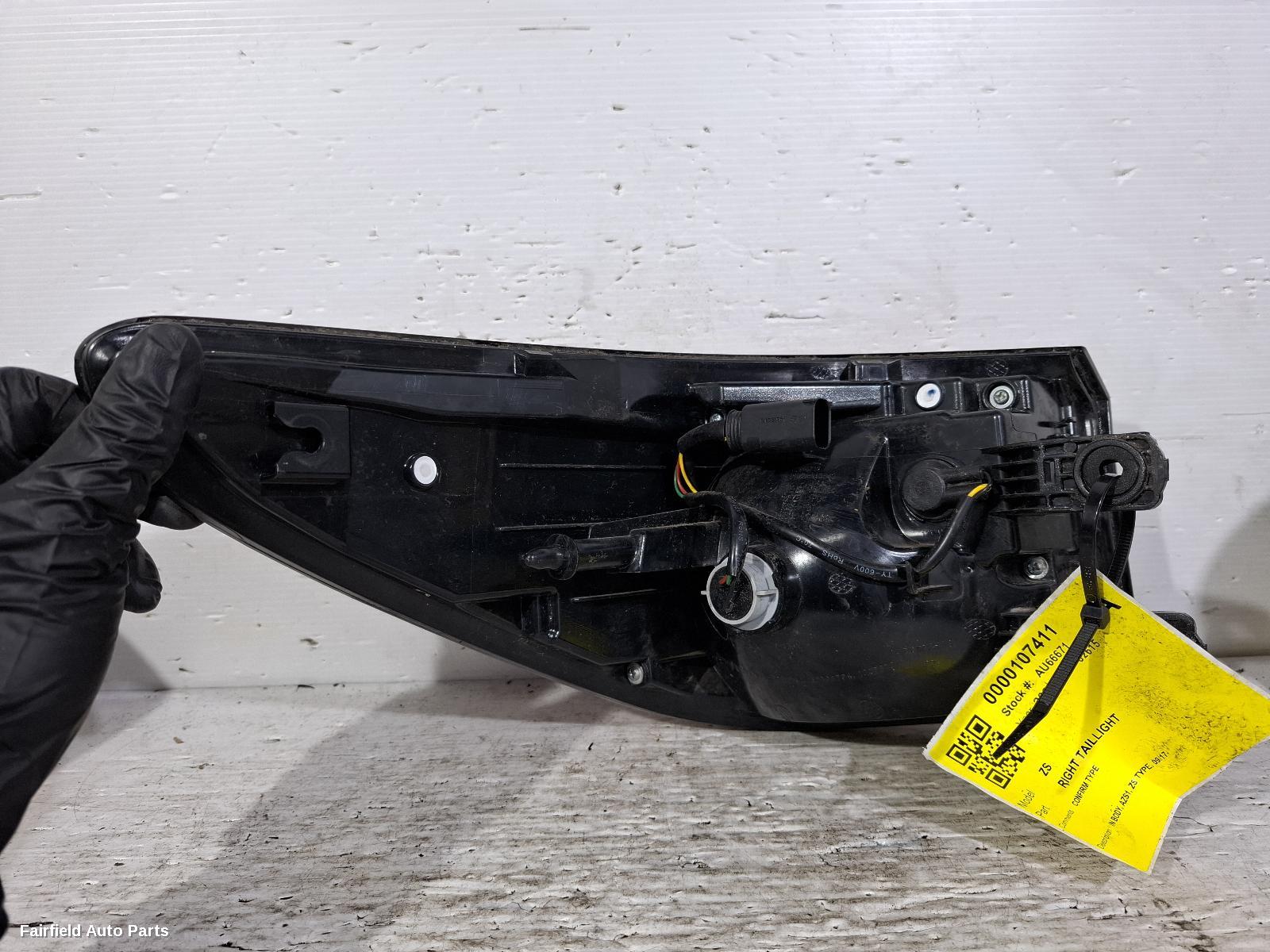2017-2024 Mg Zs Right Taillight