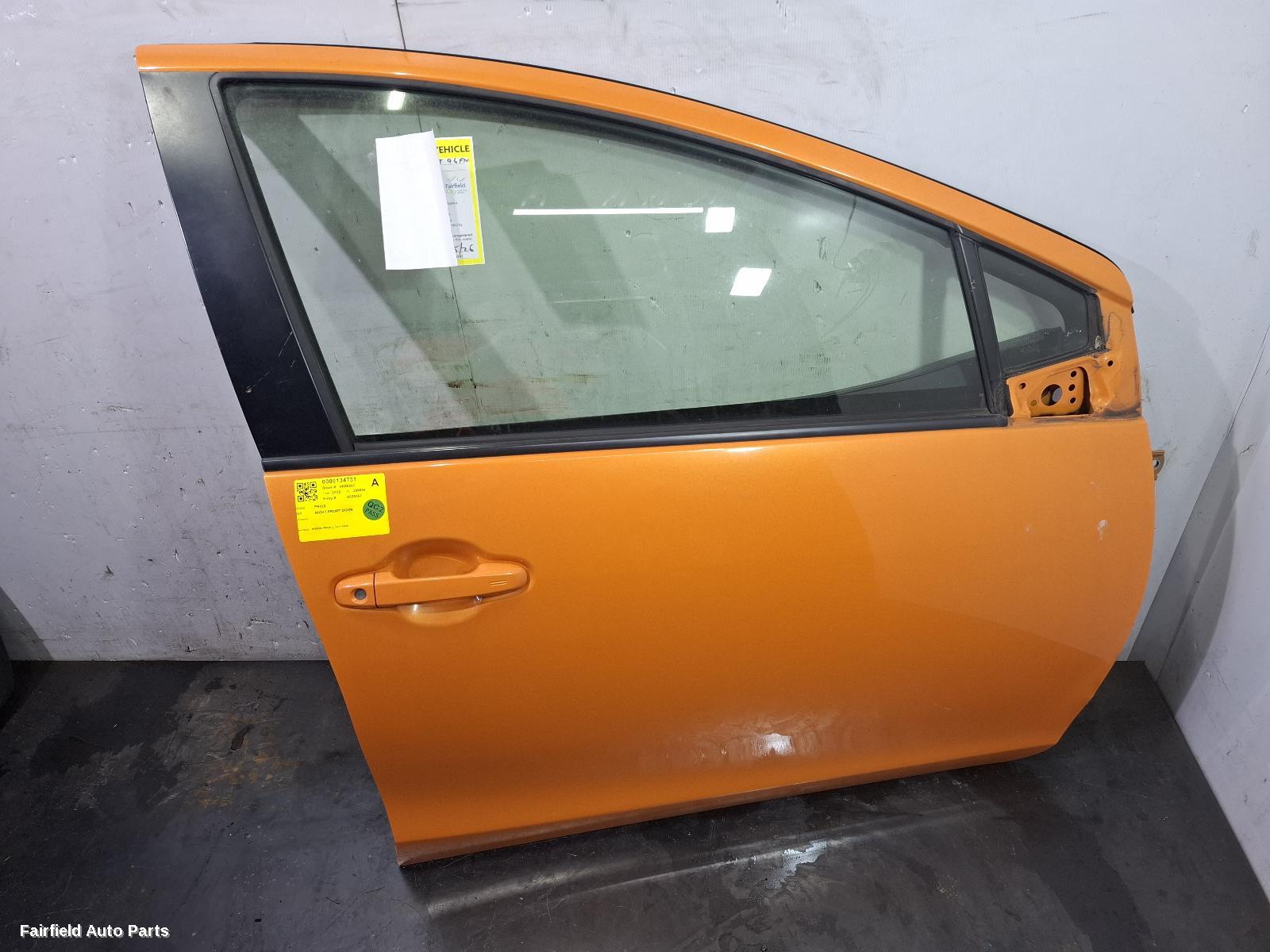 2011-2020 Toyota Prius Right Front Door