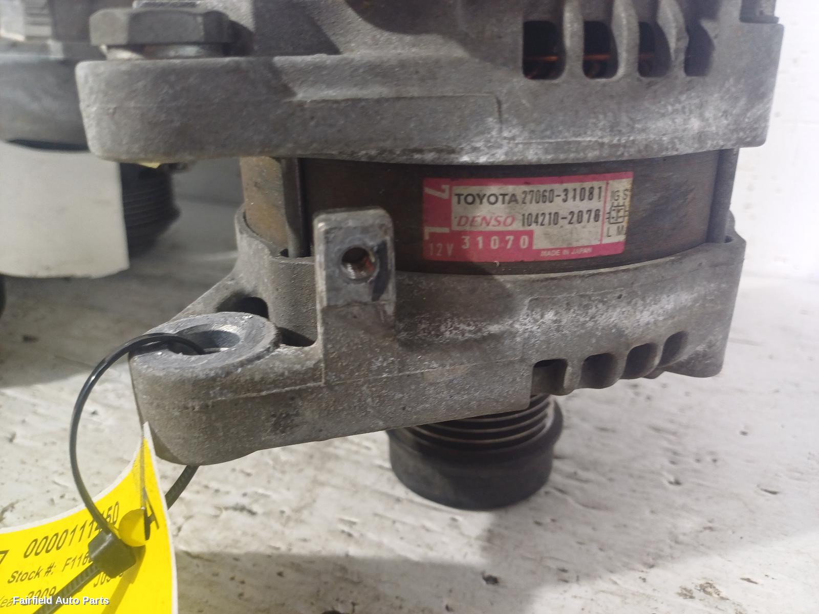 2006-2012 Toyota Aurion Alternator