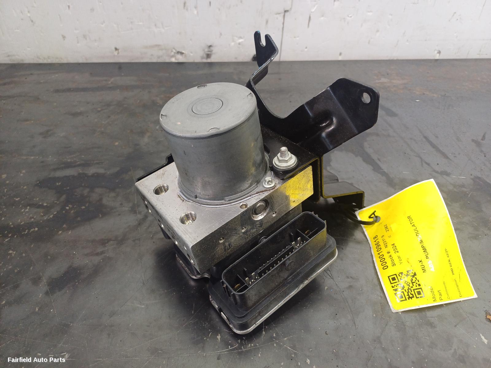 2021-2025 Isuzu Mu-x Abs Pump Modulator