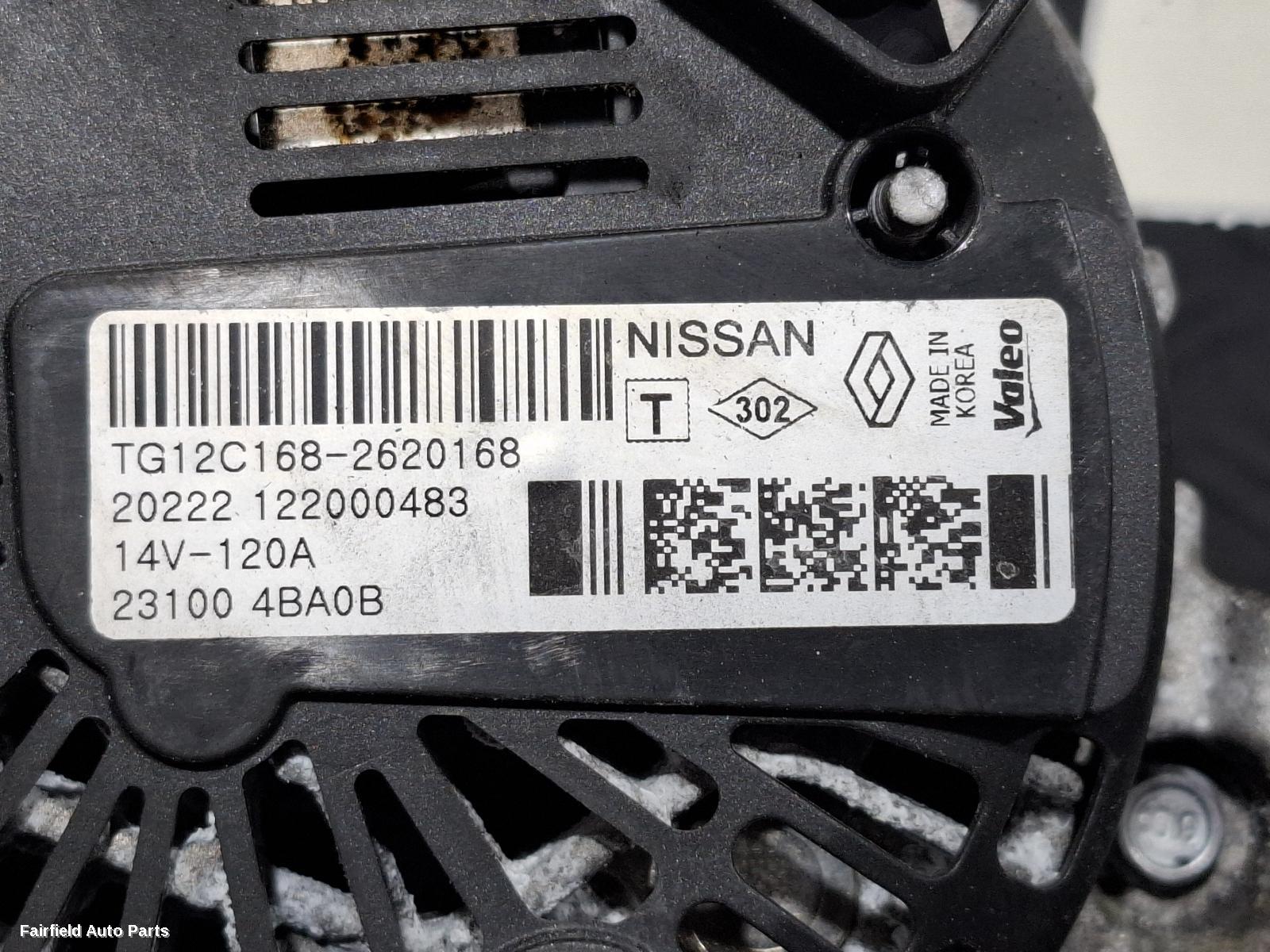 2016-2025 Renault Kaleos Alternator