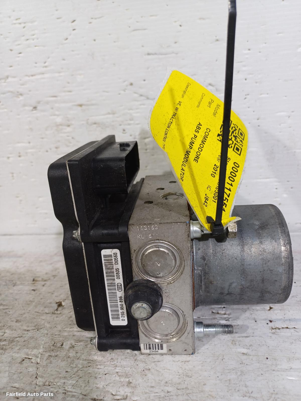 2010-2013 Holden Commodore Abs Pump Modulator