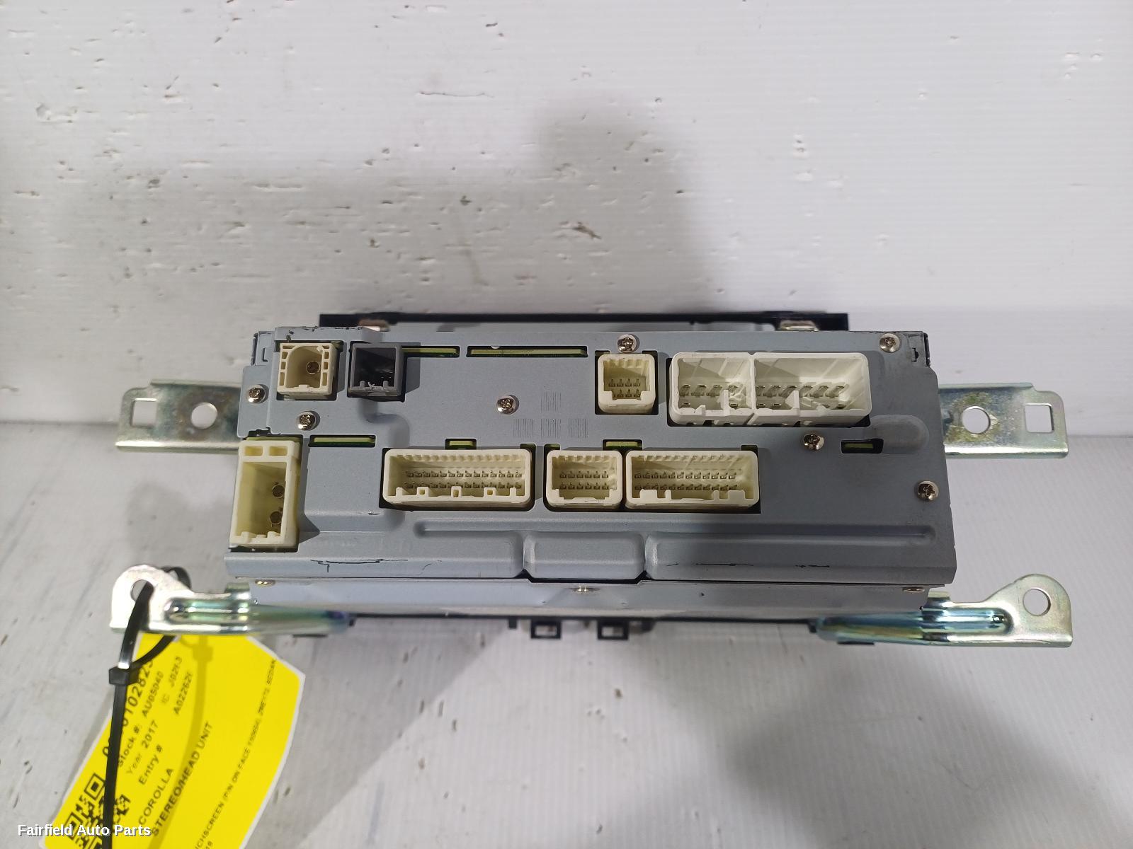 2016-2019 Toyota Corolla Radio Cd Dvd Sat Tv