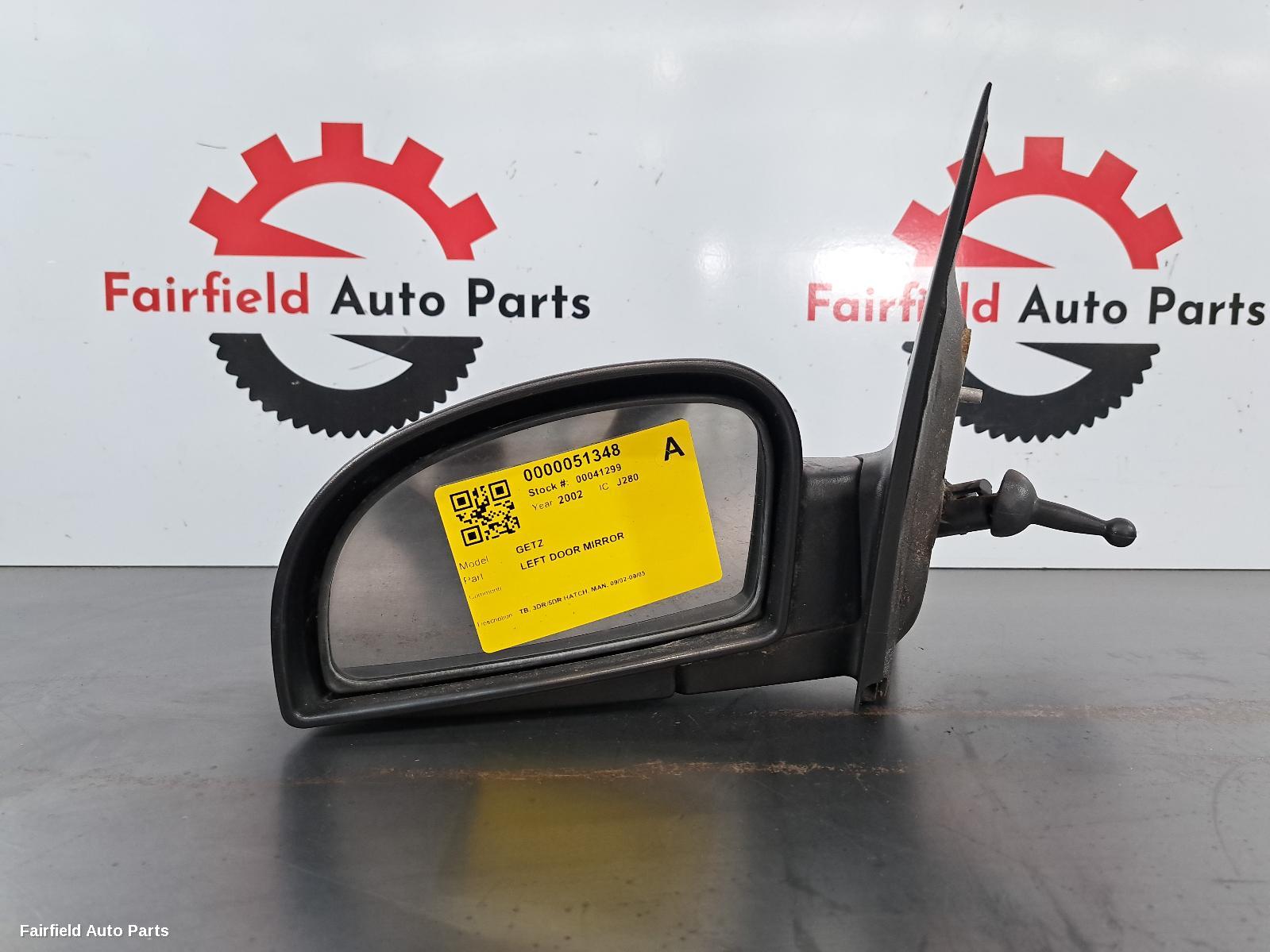 2002 Hyundai Getz Left Door Mirror