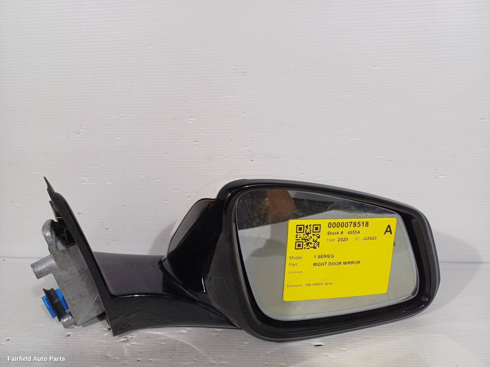 2019-2023 Bmw 1 Series Right Door Mirror