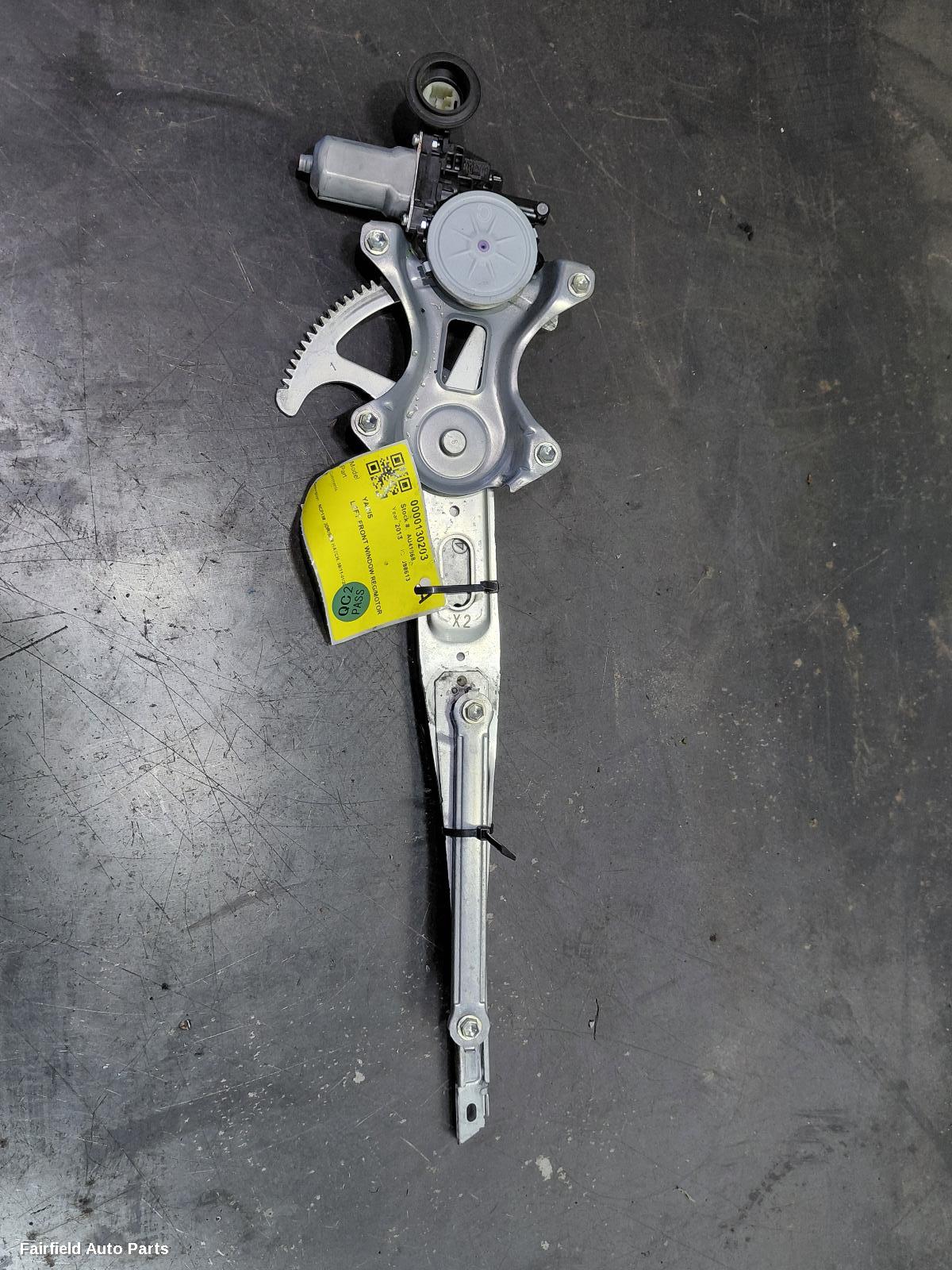 2011-2020 Toyota Yaris Left Front Window Reg Motor
