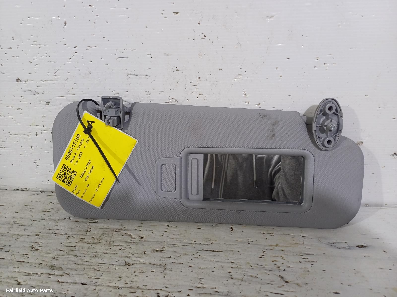 2024-2026 Chery Tiggo 4 Pro Sunvisor