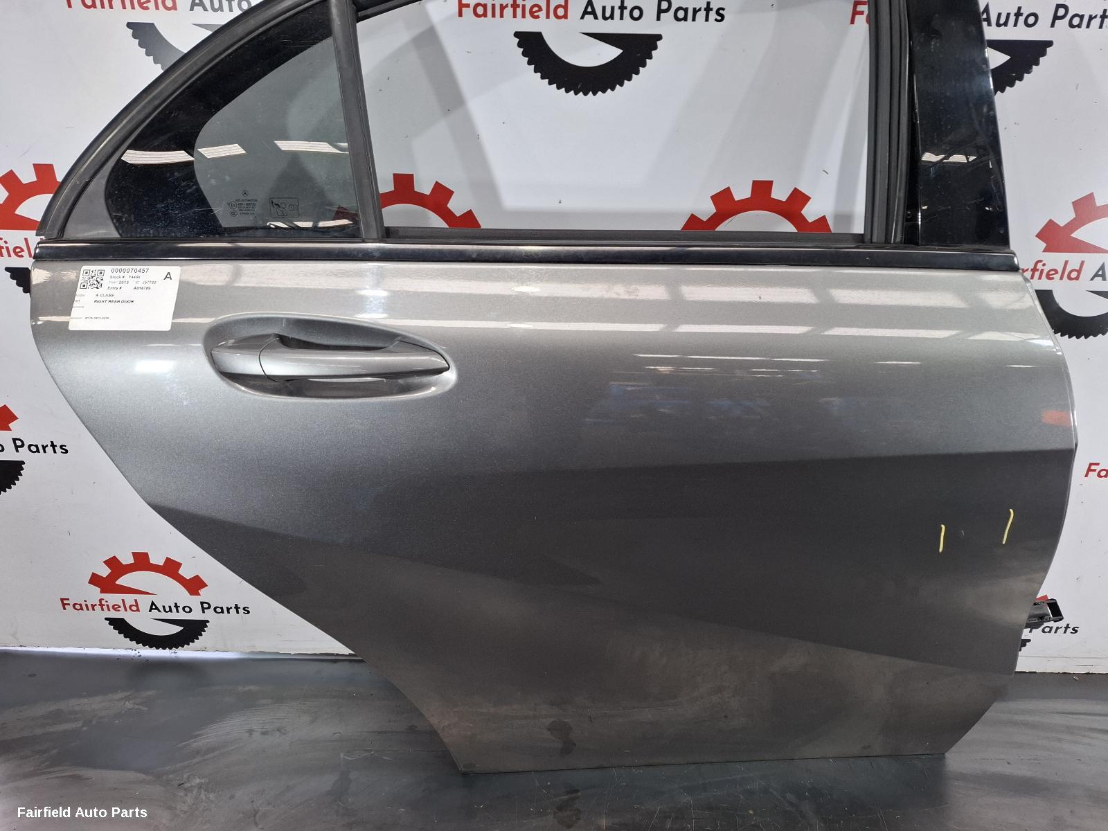 2012-2018 Mercedes A Class Right Rear Door Sliding
