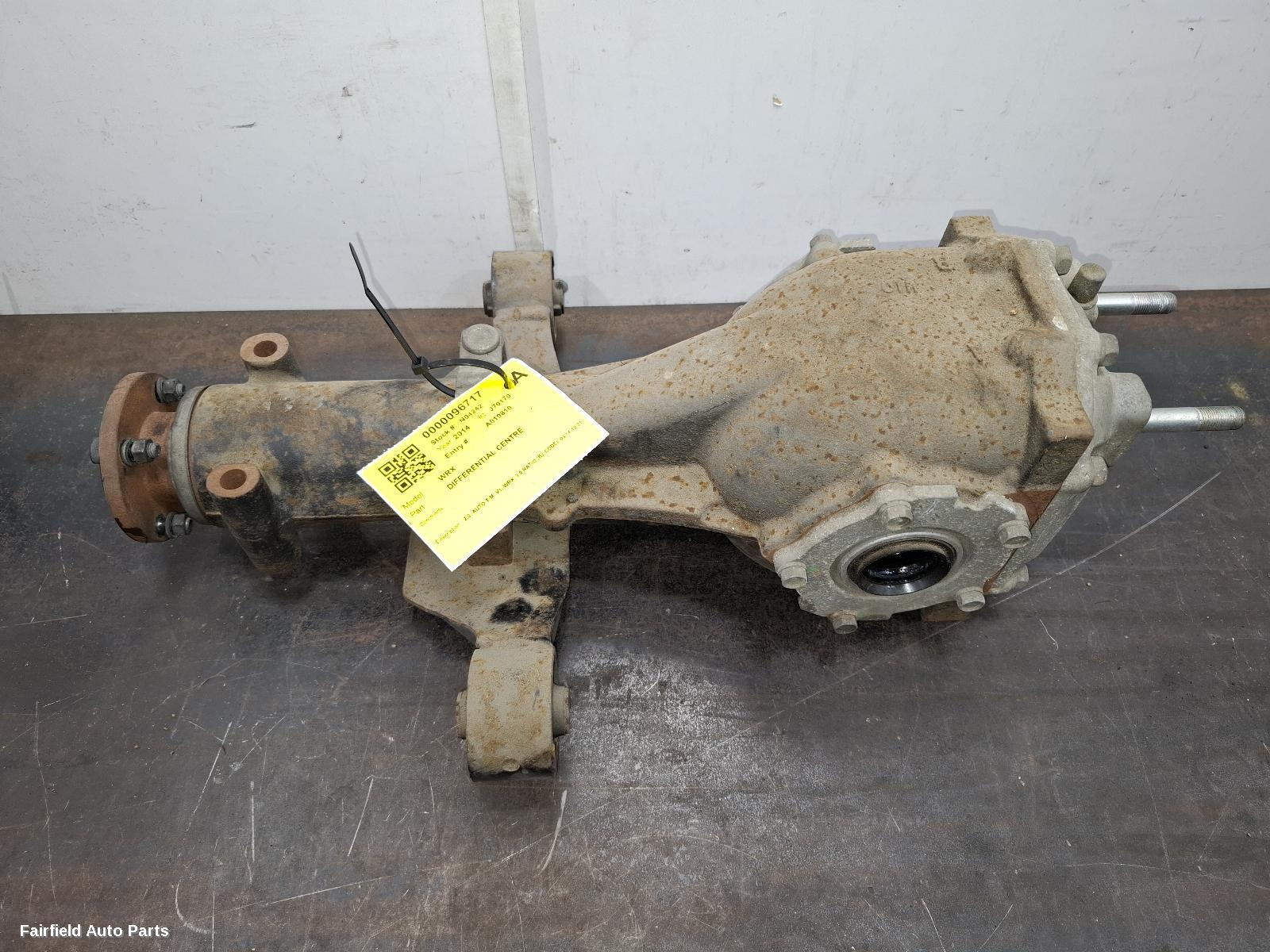 2014-2021 Subaru Wrx Differential Centre