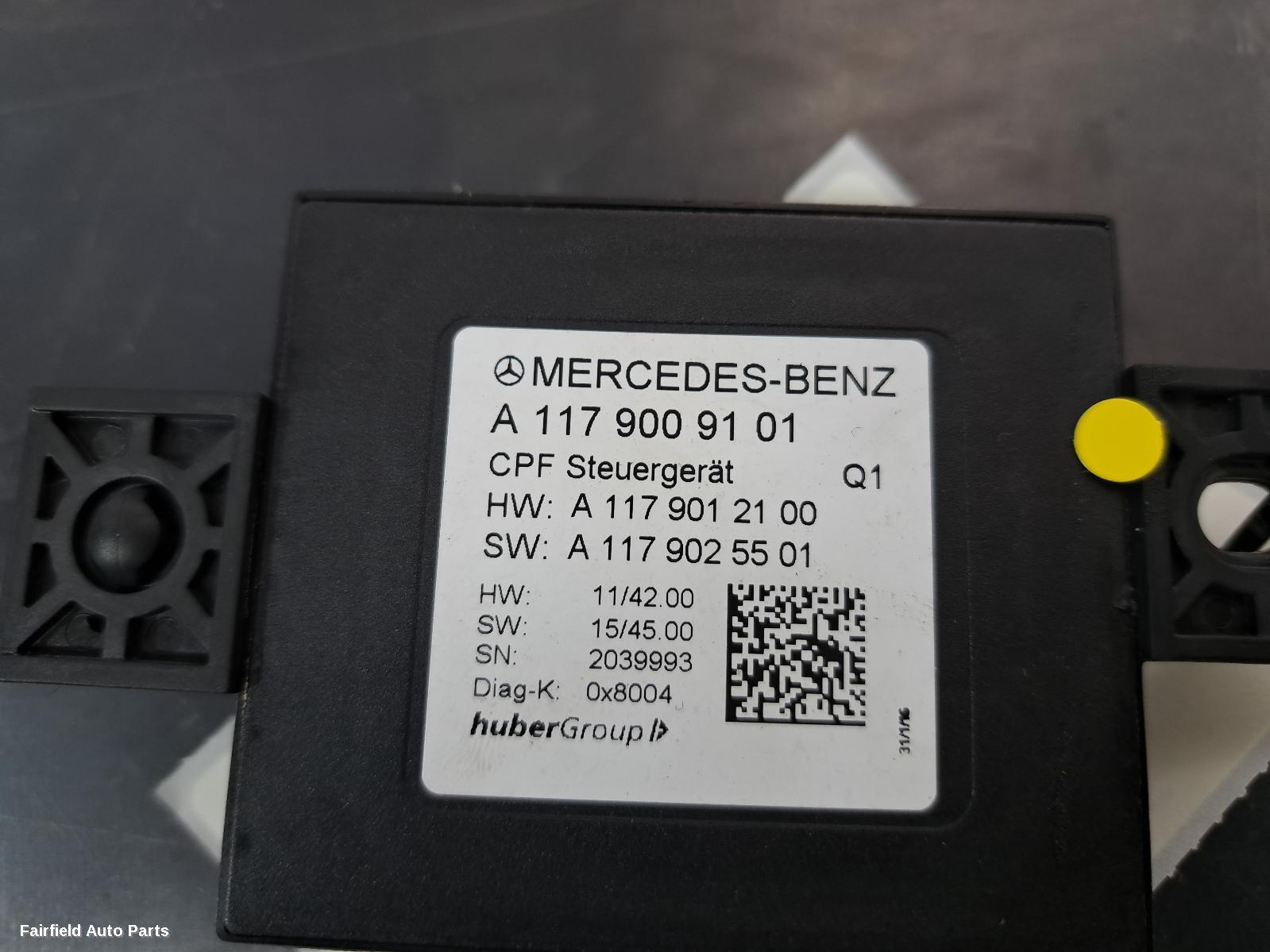 2012-2018 Mercedes A Class Misc Switch Relay