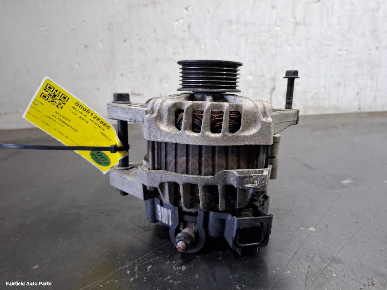 2013-2019 Hyundai Accent Alternator