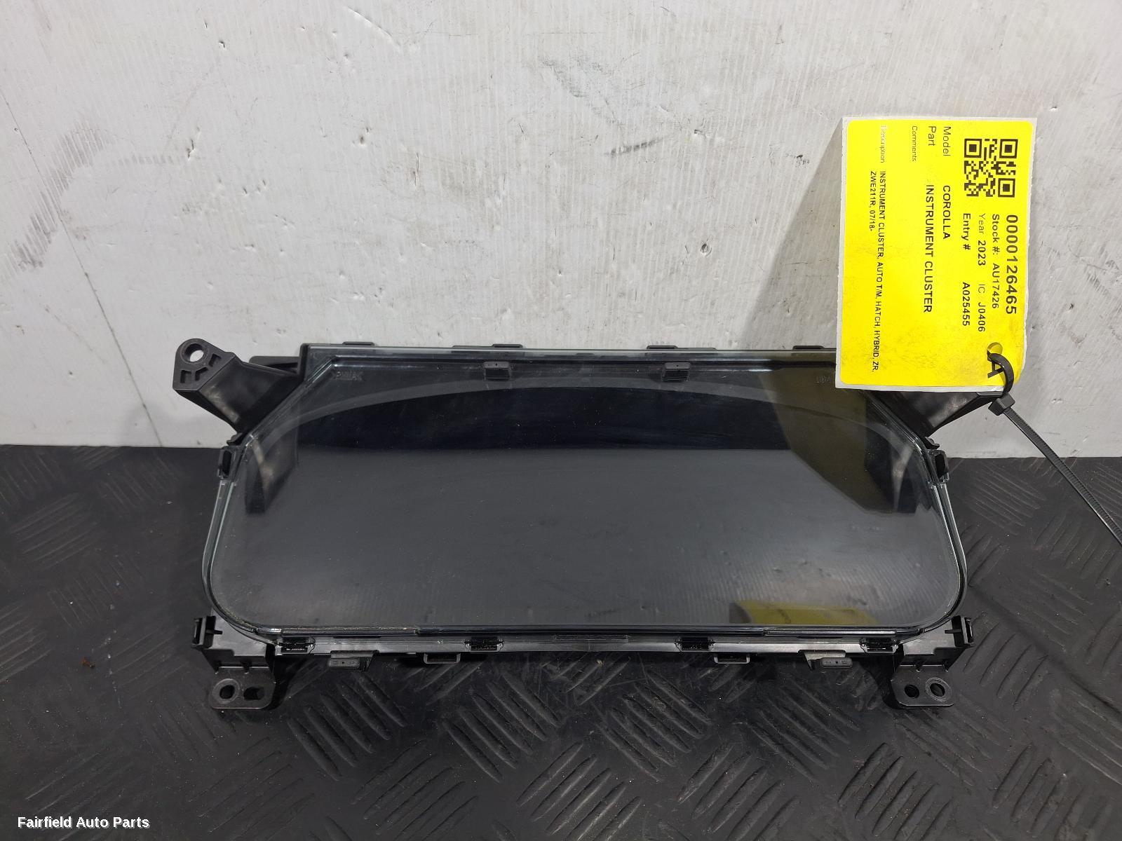 2018-2025 Toyota Corolla Instrument Cluster