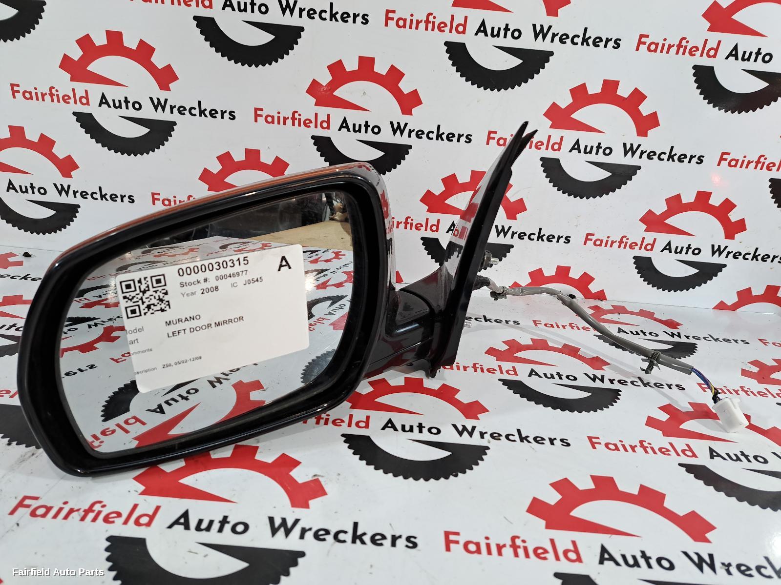 2002-2008 Nissan Murano Left Door Mirror