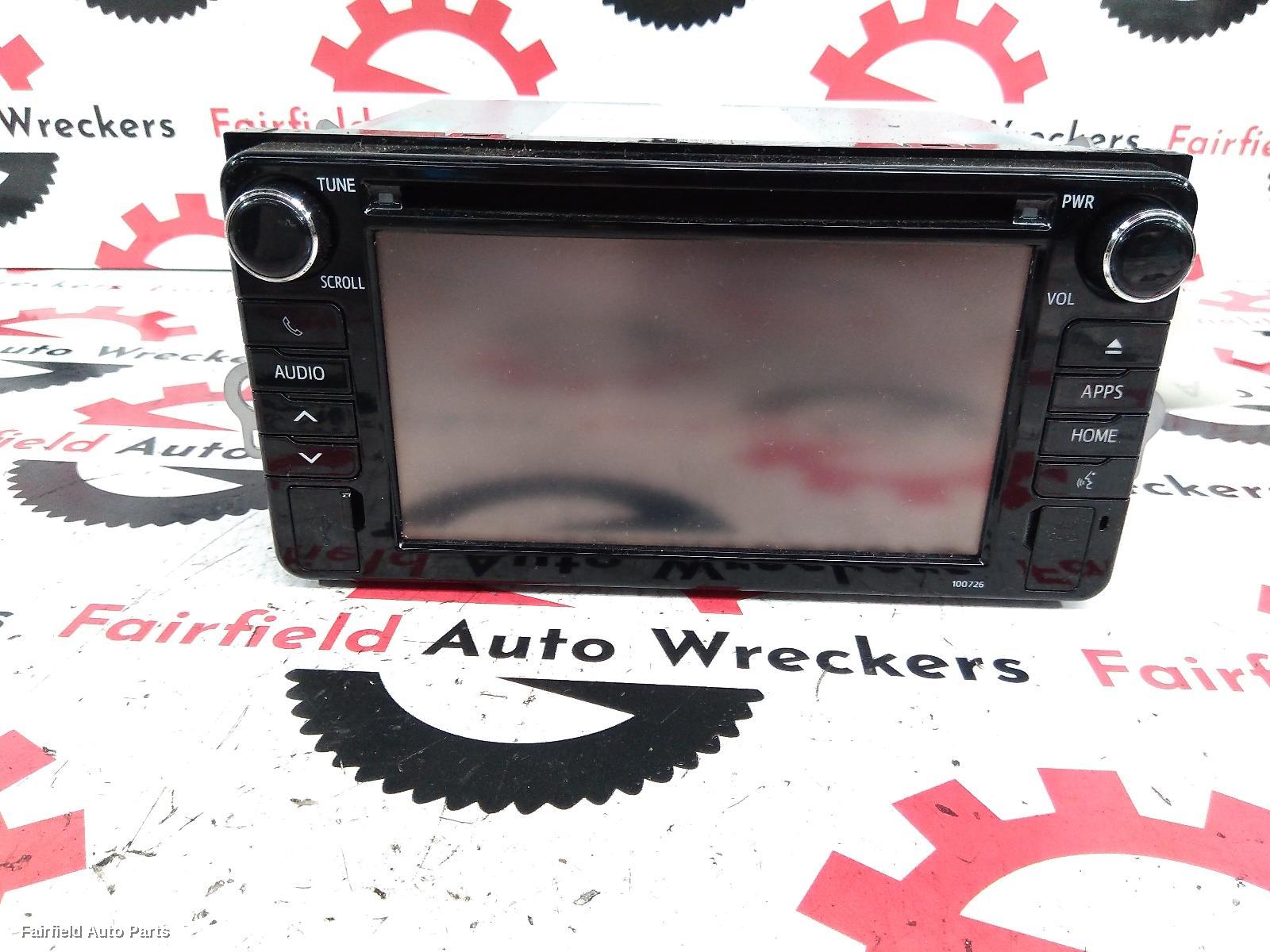 2016-2019 Toyota C-hr Radio Cd Dvd Sat Tv