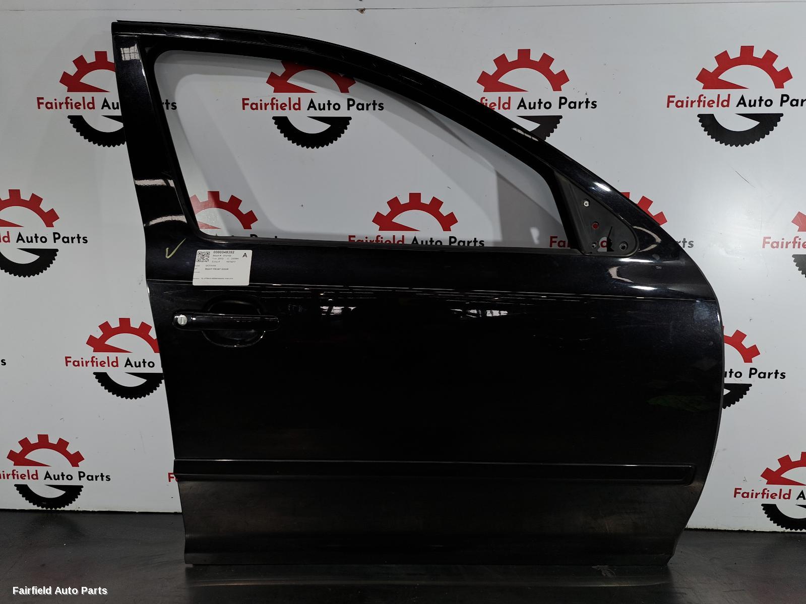 2012 Skoda Octavia Right Front Door