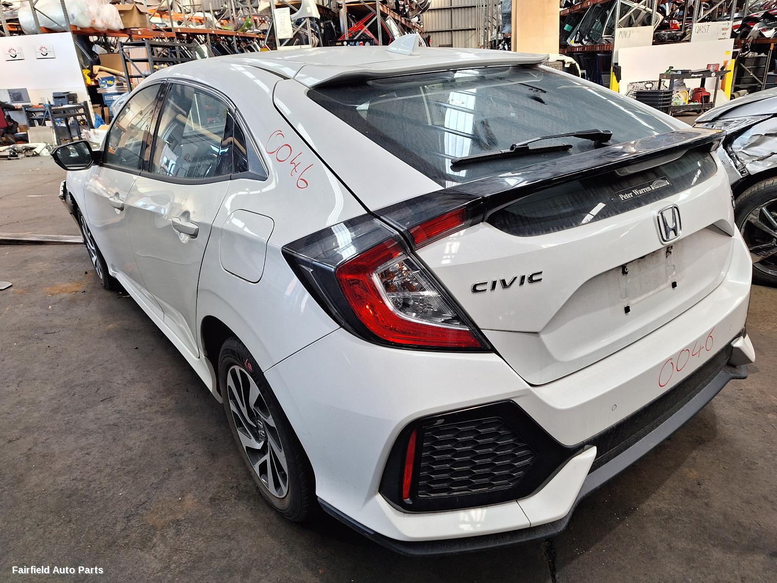 2019 Honda Civic Parcel Shelf