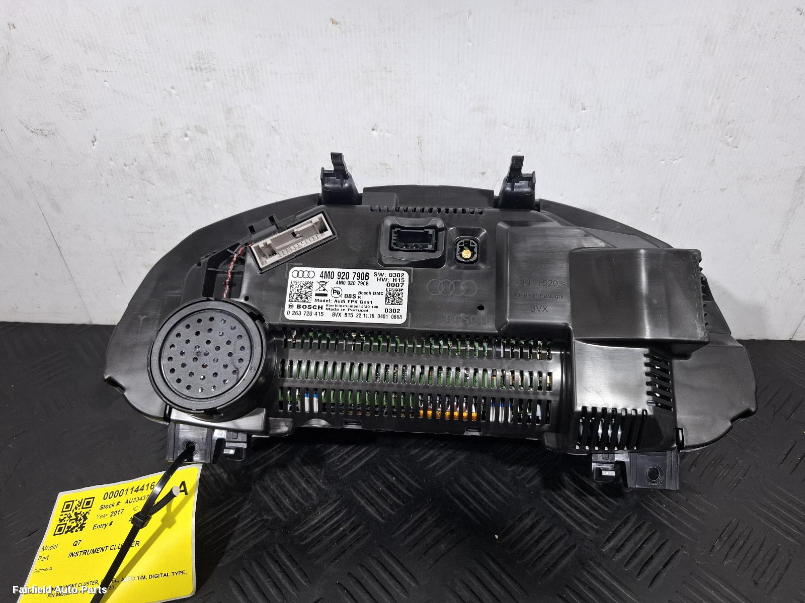 2015-2020 Audi Q7 Instrument Cluster
