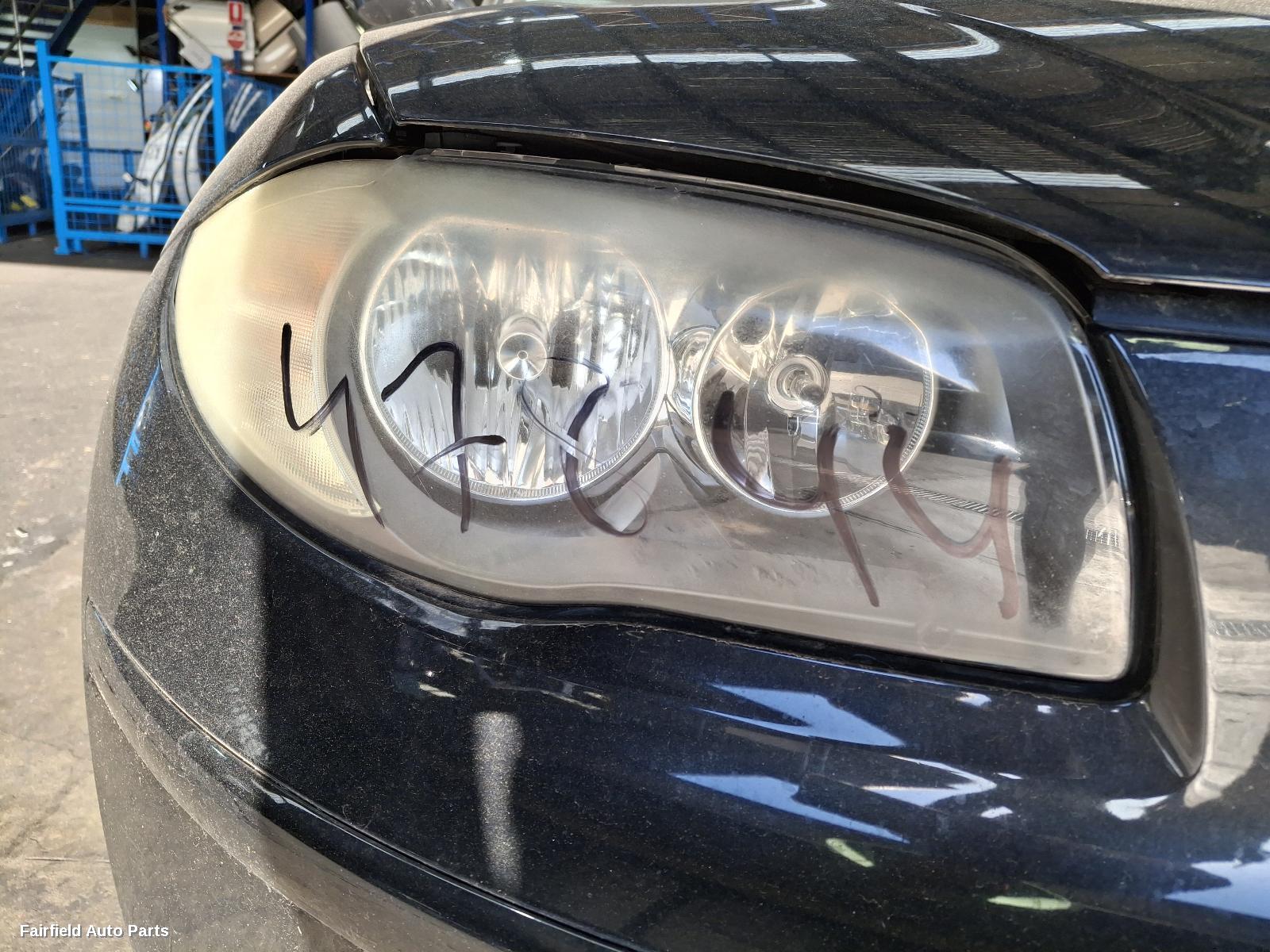 2008 Bmw 1 Series Left Headlamp