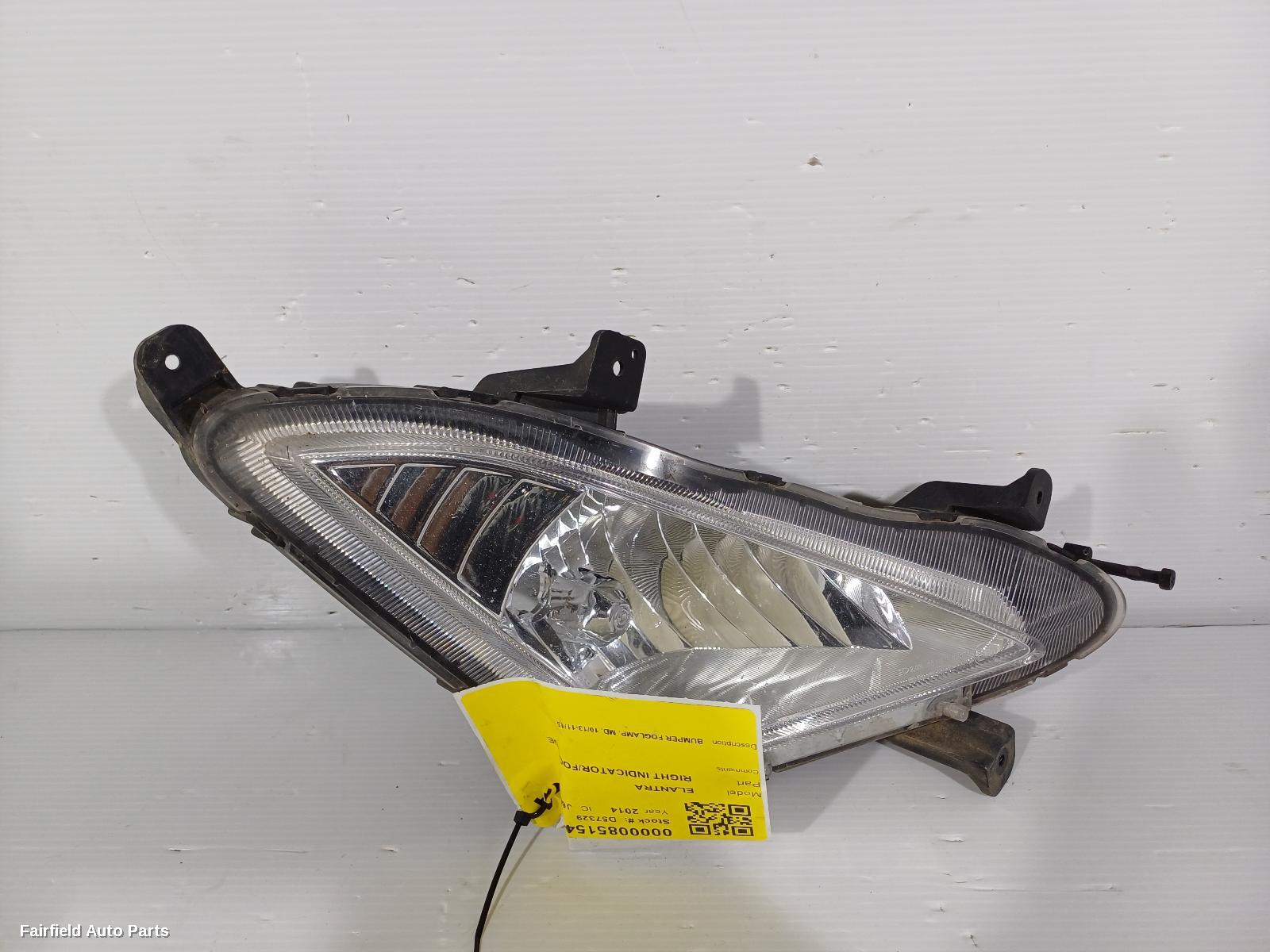 2013-2015 Hyundai Elantra Right Indicator Fog Side