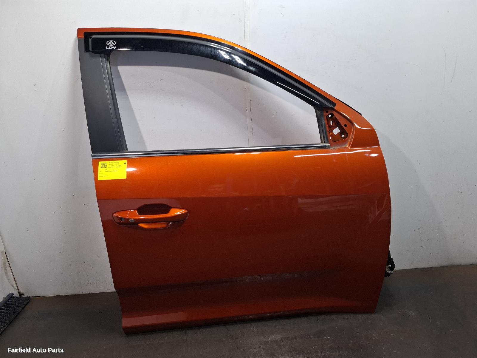 2017-2025 Ldv T60 Right Front Door