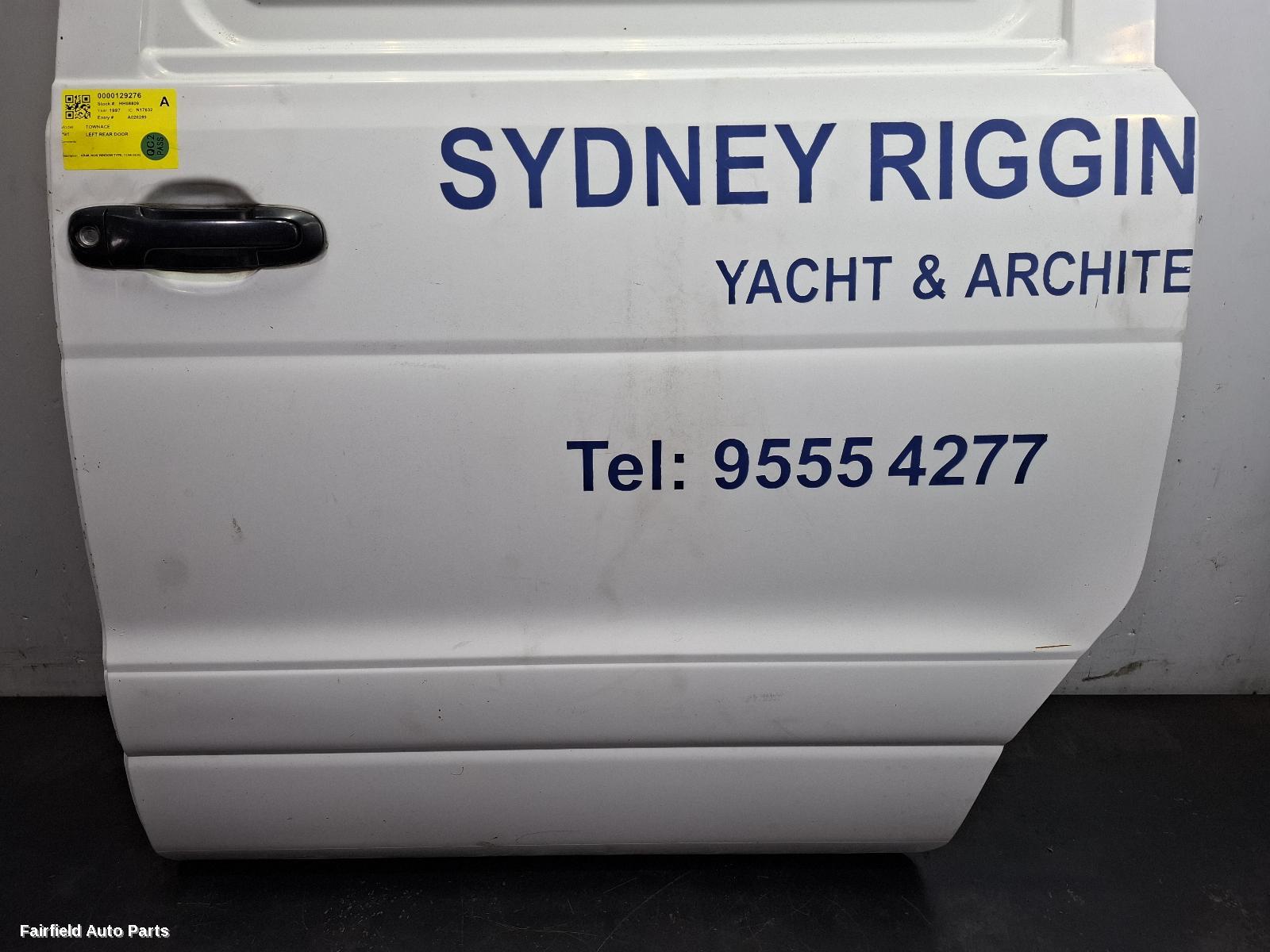 1996-2005 Toyota Townace Left Rear Door Sliding