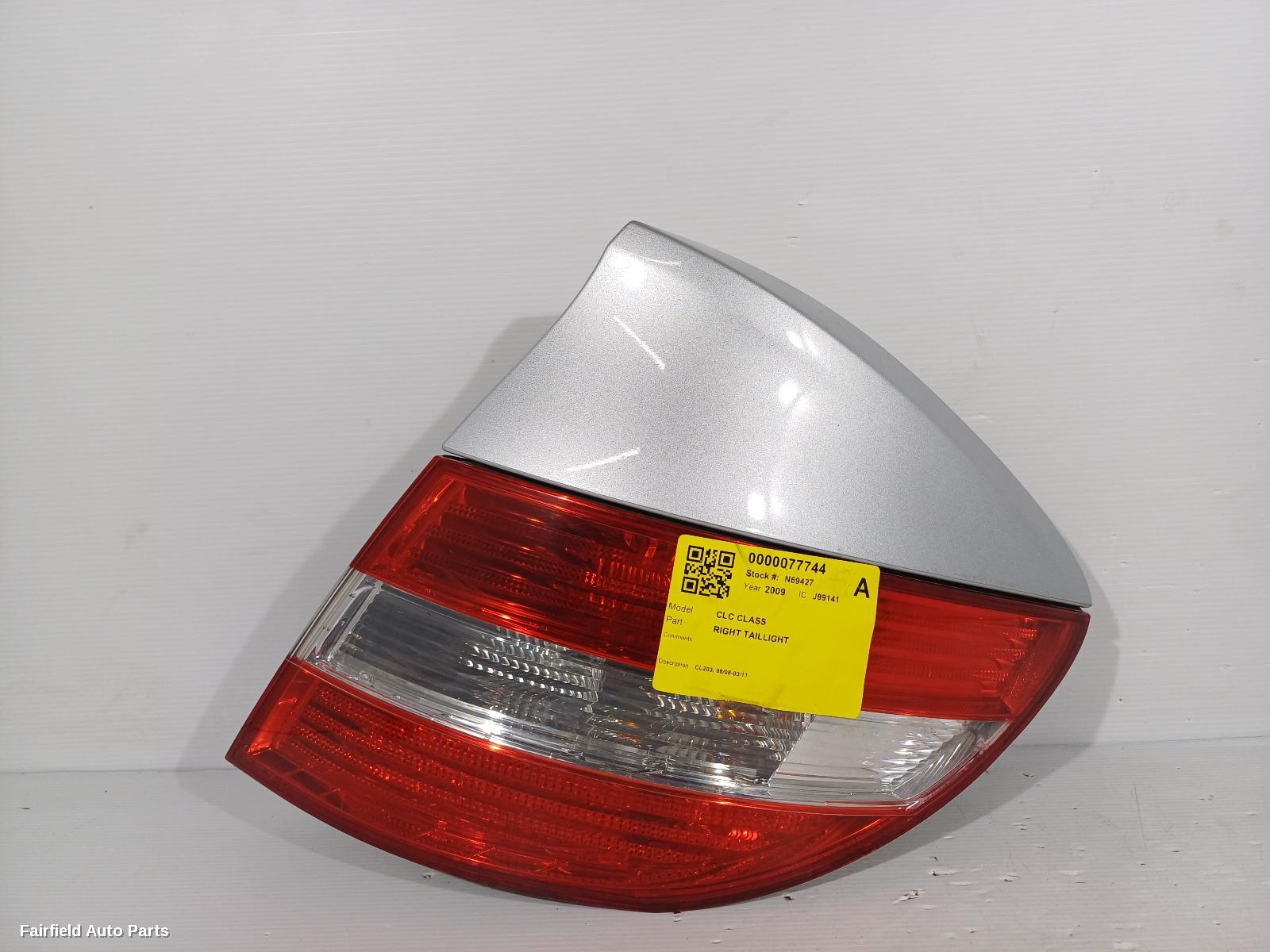 2008-2011 Mercedes Clc Class Right Taillight