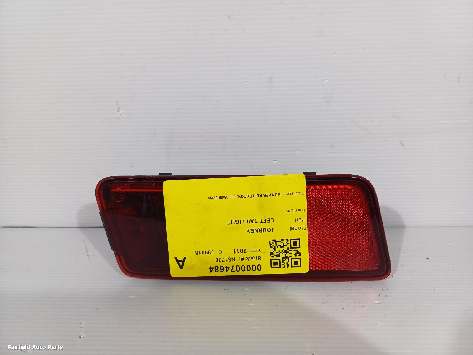 2008-2011 Dodge Journey Left Taillight