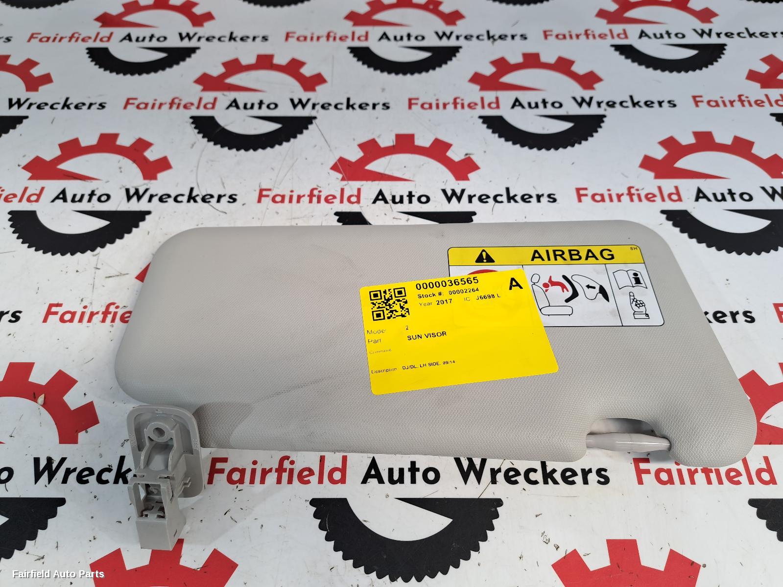 2014-2026 Mazda 2 Sunvisor