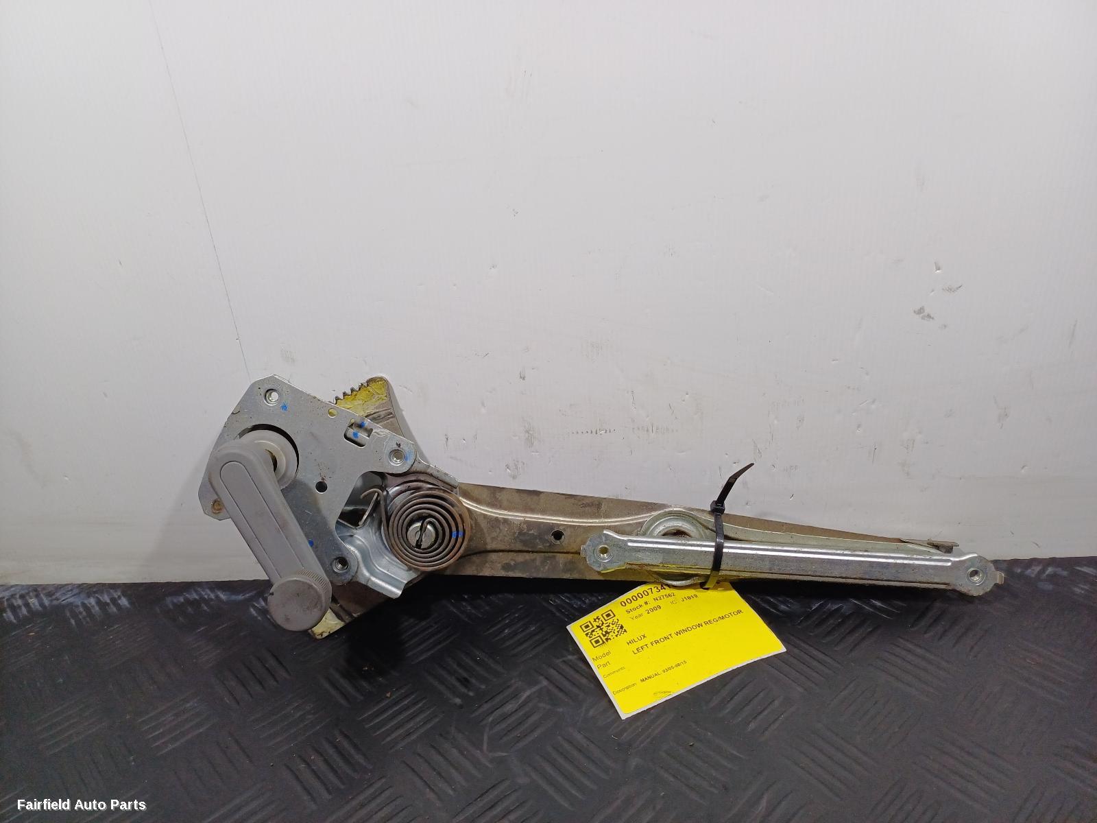 2005-2015 Toyota Hilux Left Front Window Reg Motor