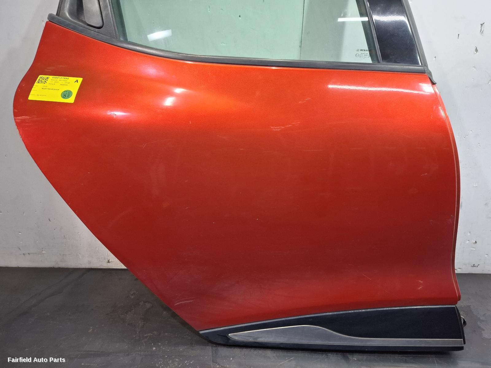 2013-2016 Renault Clio Right Rear Door Sliding