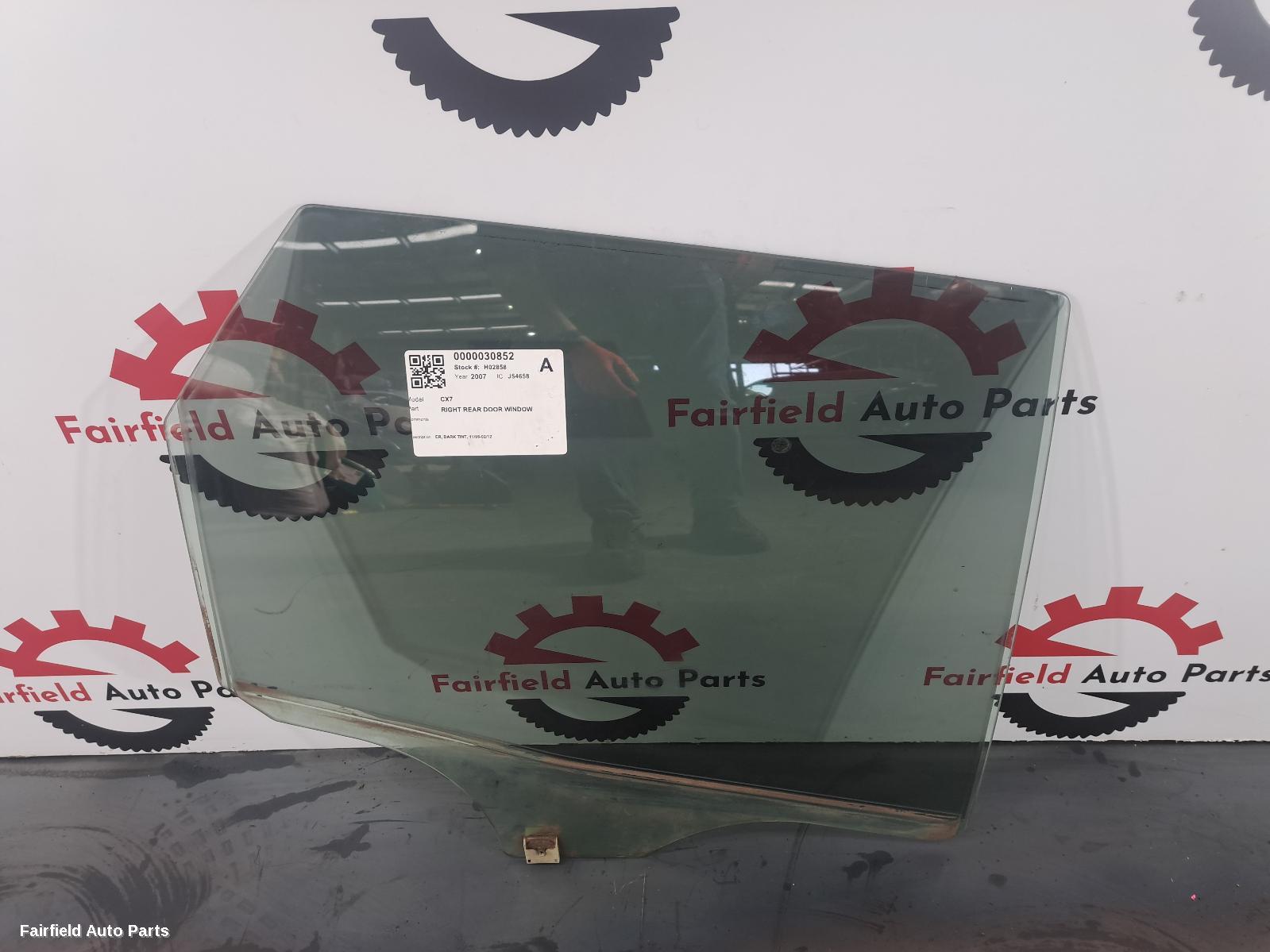 2006-2012 Mazda Cx7 Right Rear Door Window