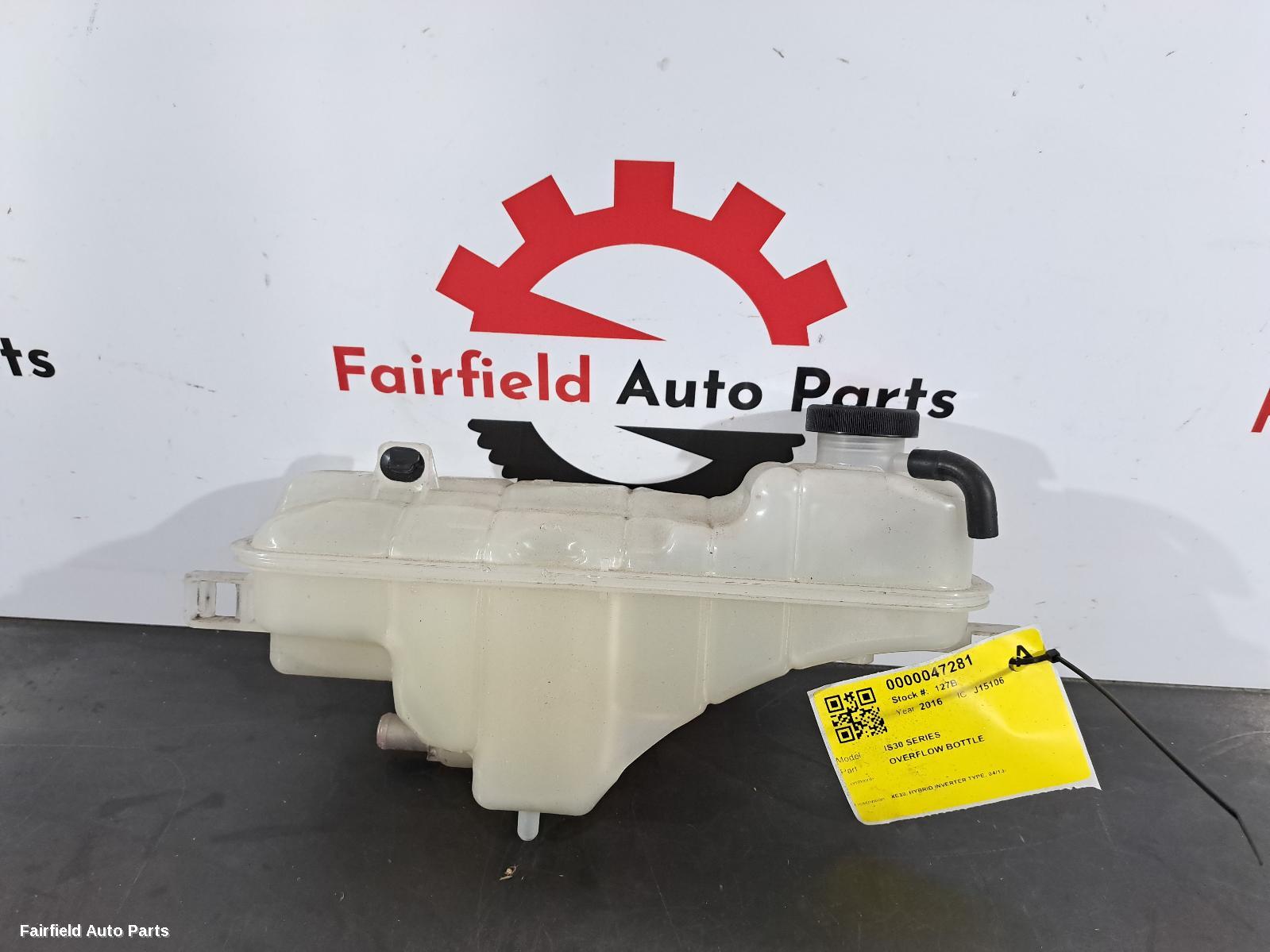 2016 Lexus Is Series Overflow Bottle