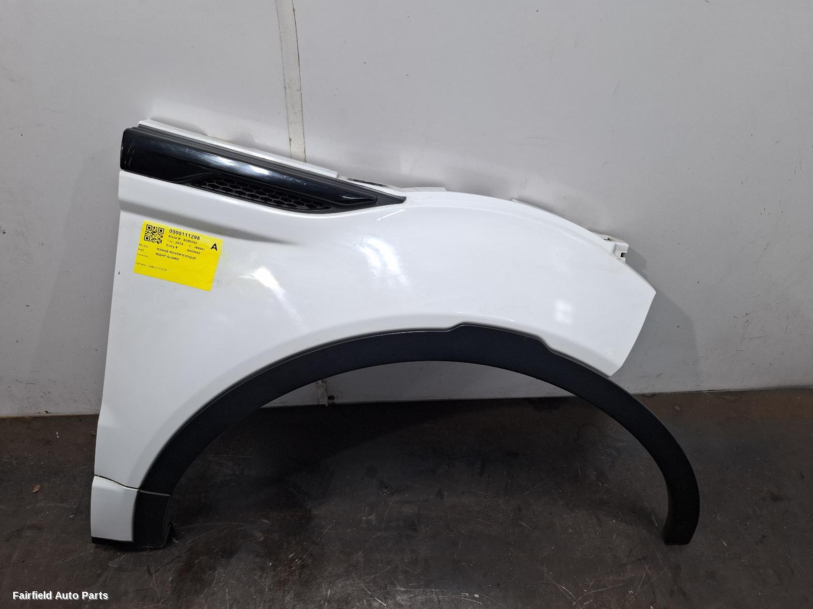 2011-2019 Land Rover Rangerover Evoque Right Guard