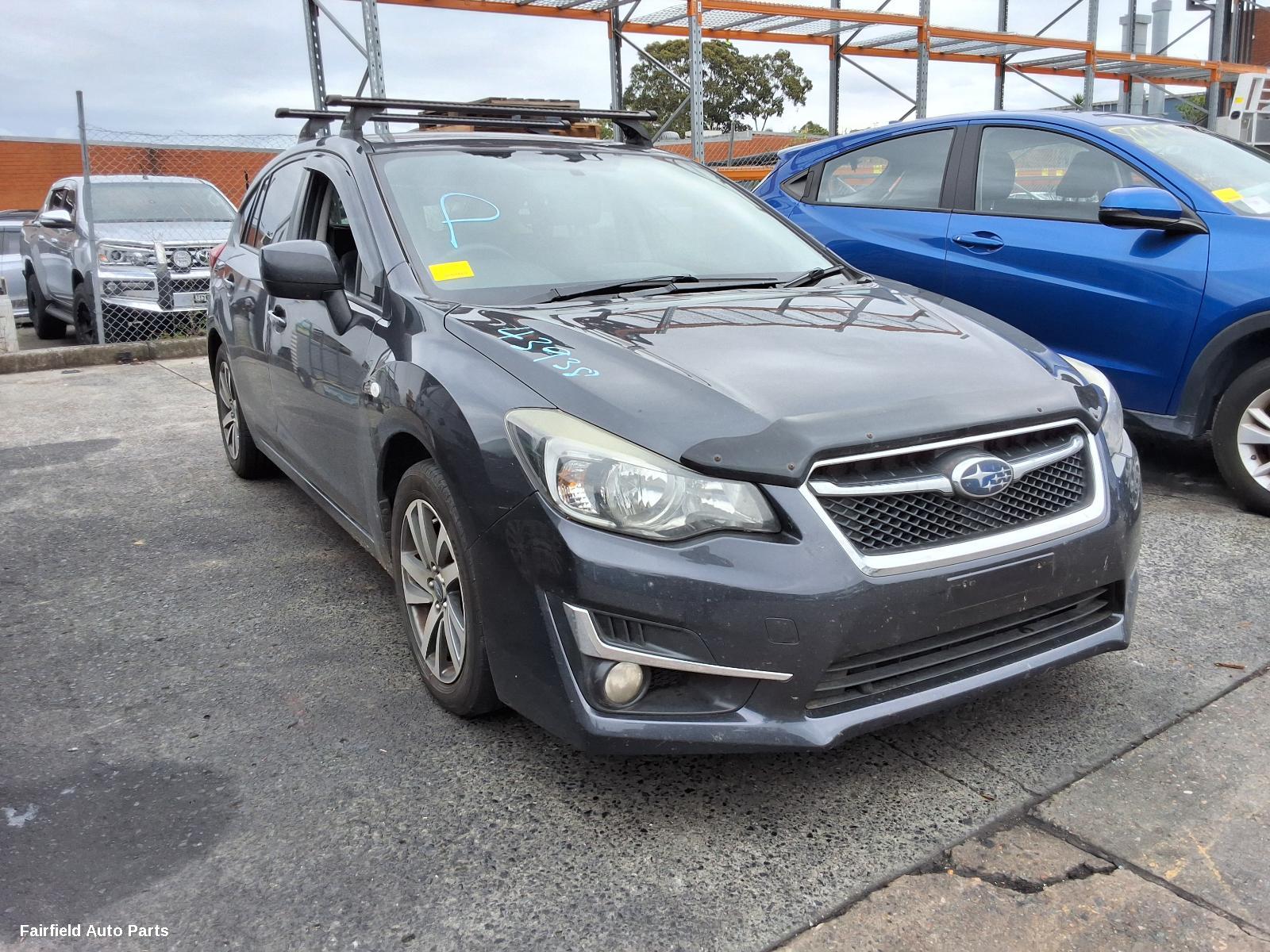 2015 Subaru Impreza Right Rear Door Sliding