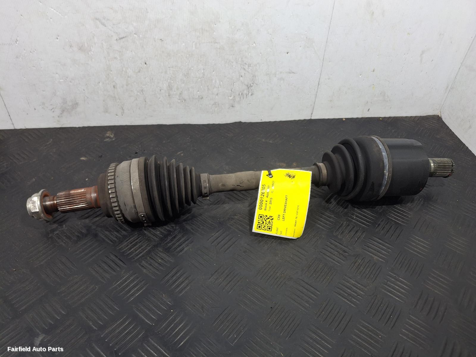 2007-2015 Mazda Cx9 Left Driveshaft