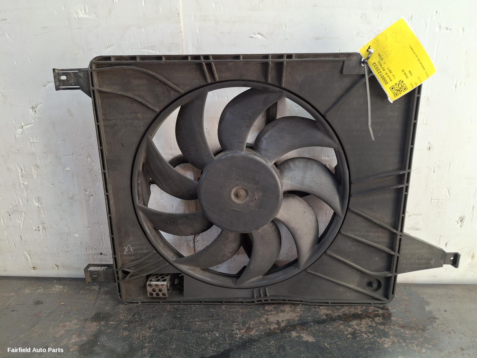 2010-2014 Nissan Dualis Fan