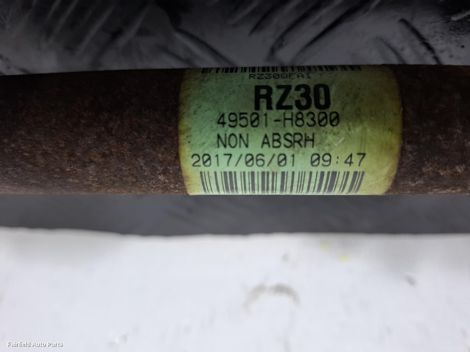 2016-2020 Kia Rio Right Driveshaft