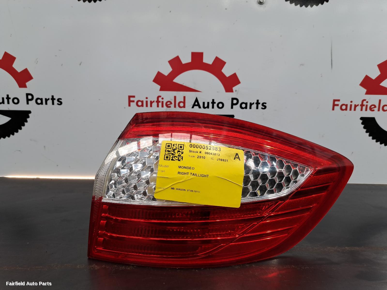 2009-2010 Ford Mondeo Right Taillight
