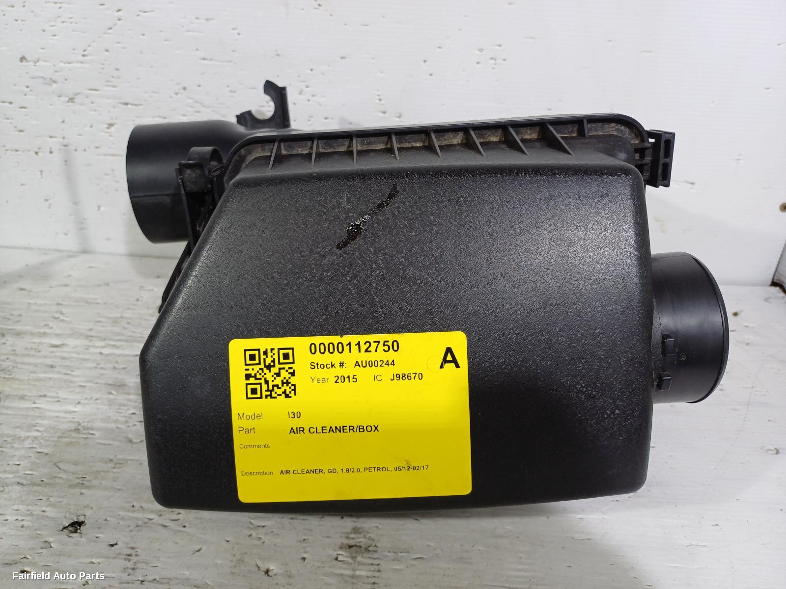 2012-2017 Hyundai I30 Air Cleaner Box