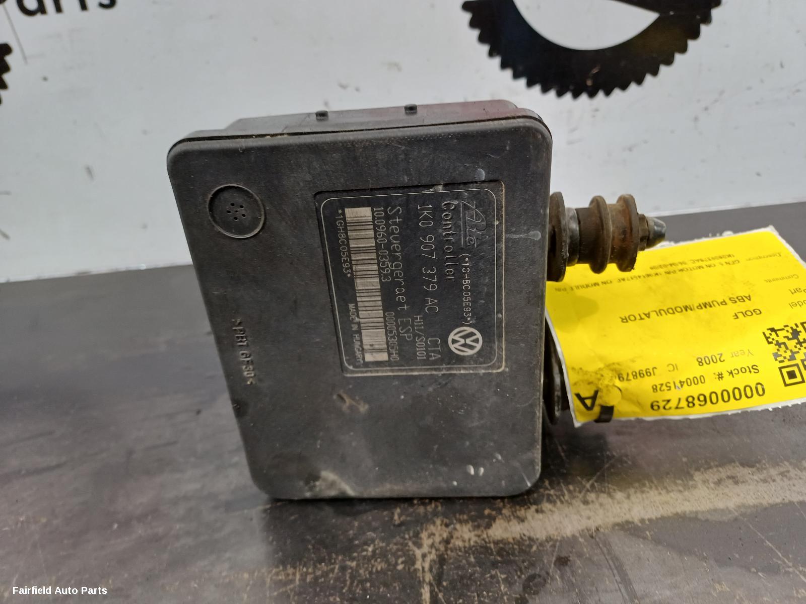 2008 Volkswagen Golf Abs Pump Modulator